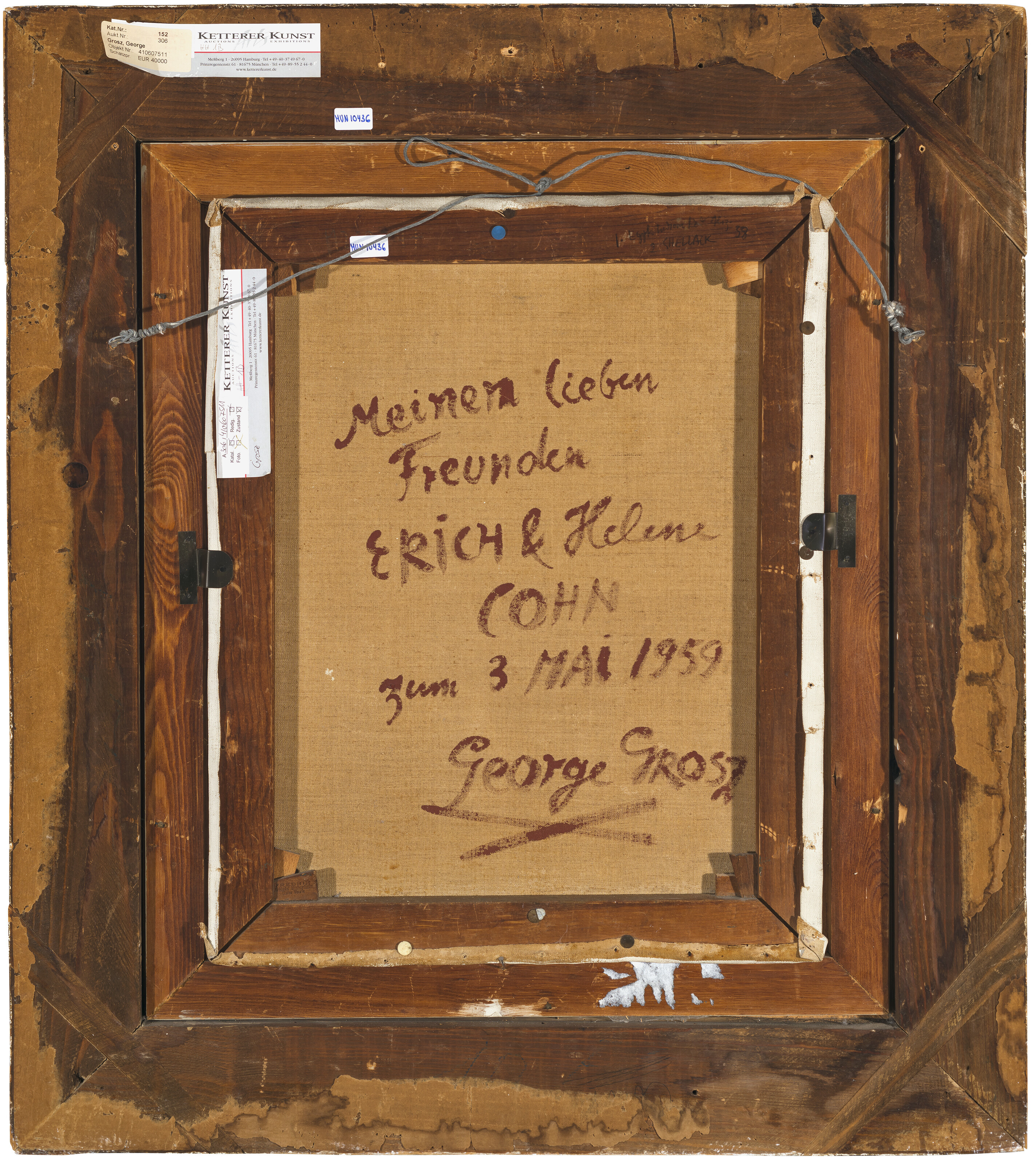 George Grosz — Автопортрет кистью, изображение 3