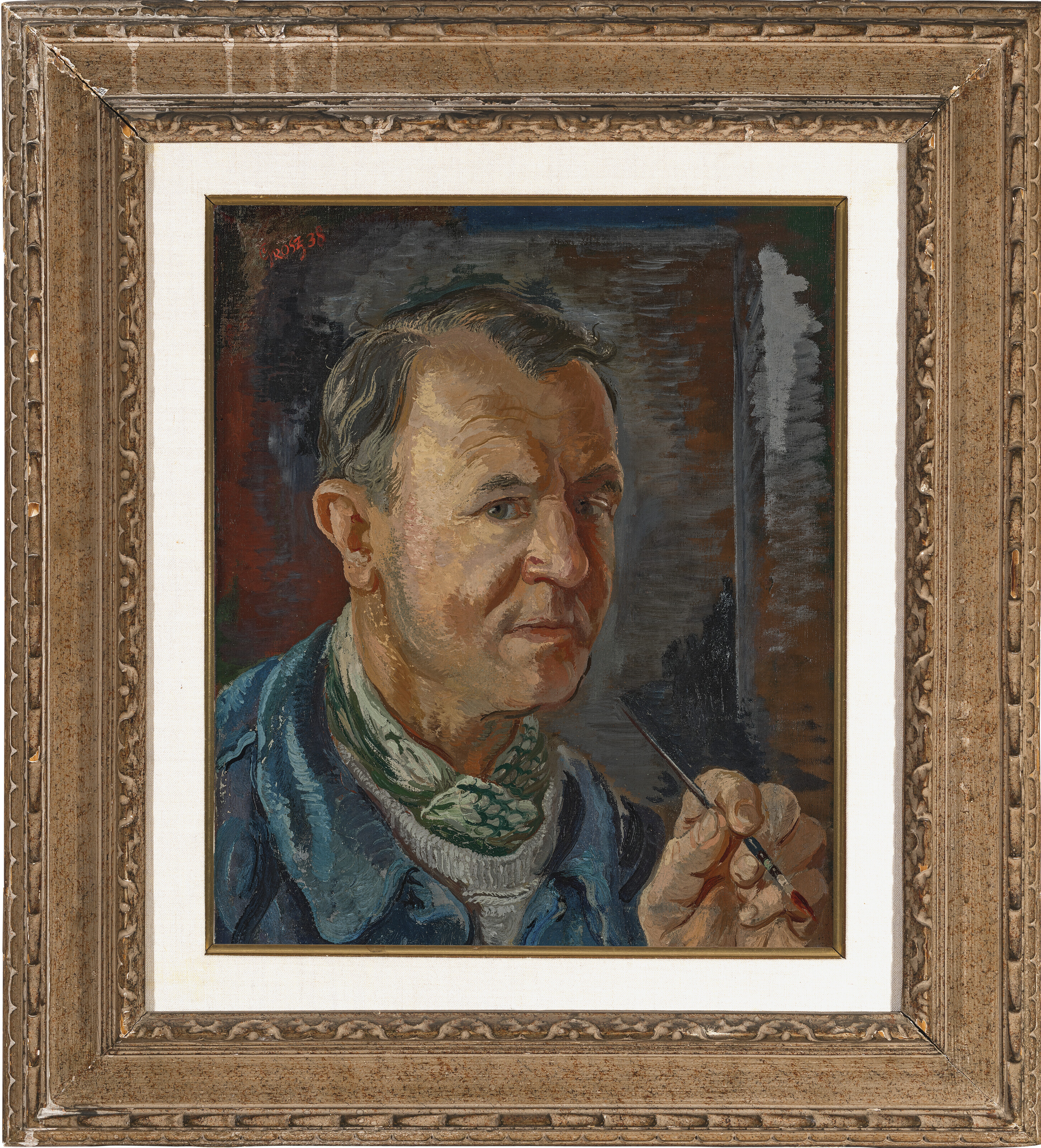 George Grosz — Автопортрет кистью, изображение 4