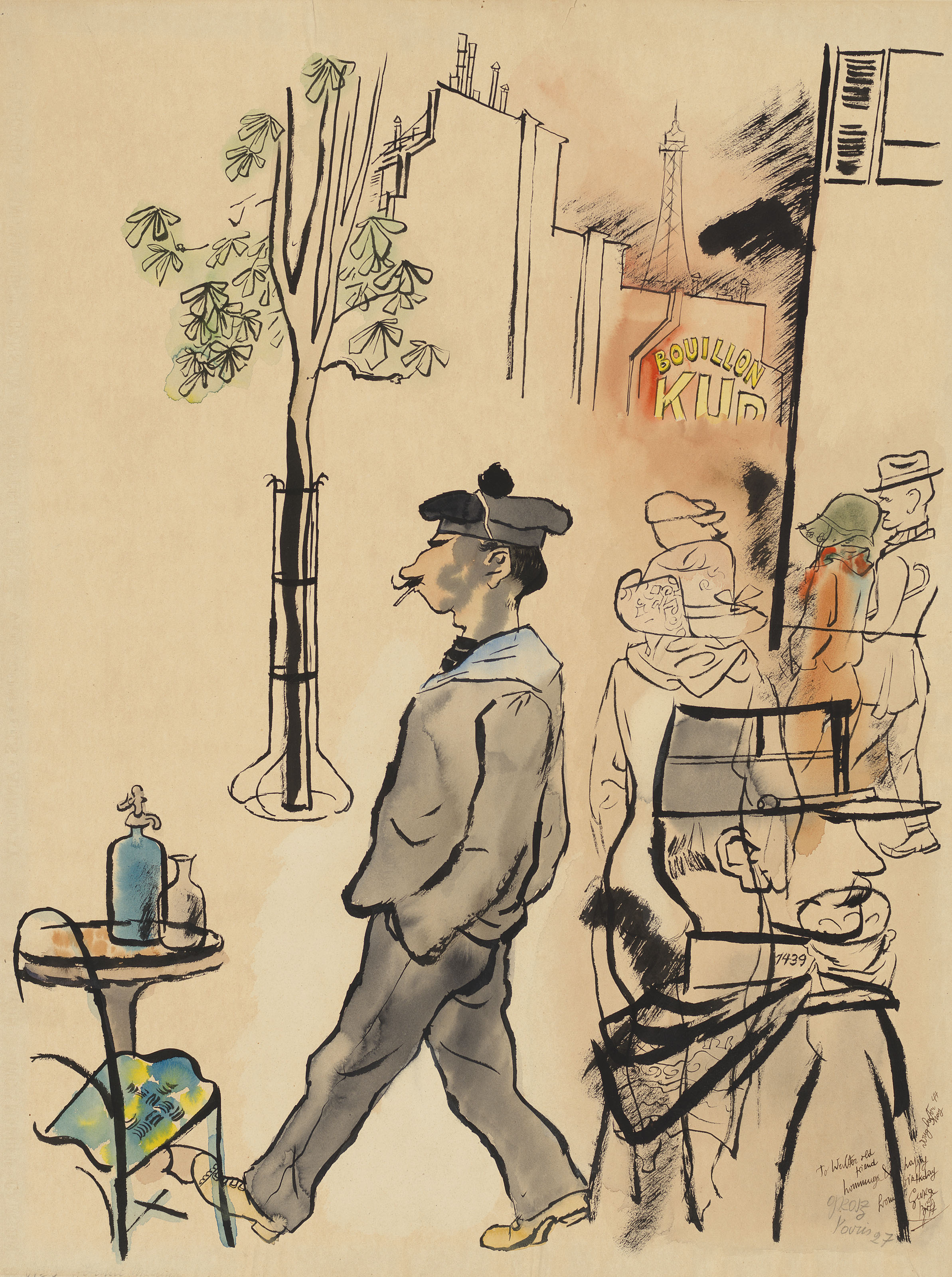 George Grosz — Земельный участок Urlaub