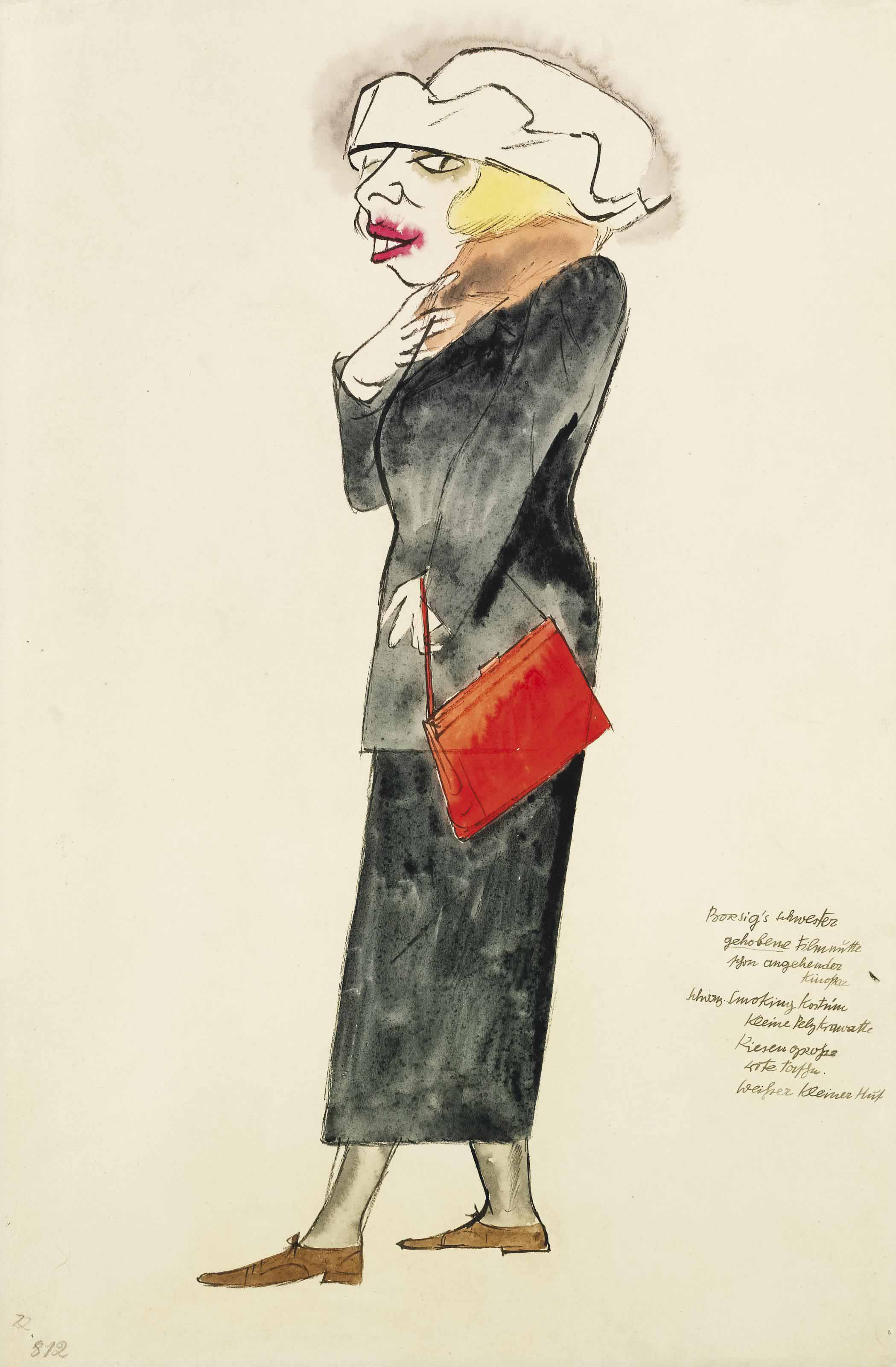 George Grosz — Смерть Швестера фон Борзига