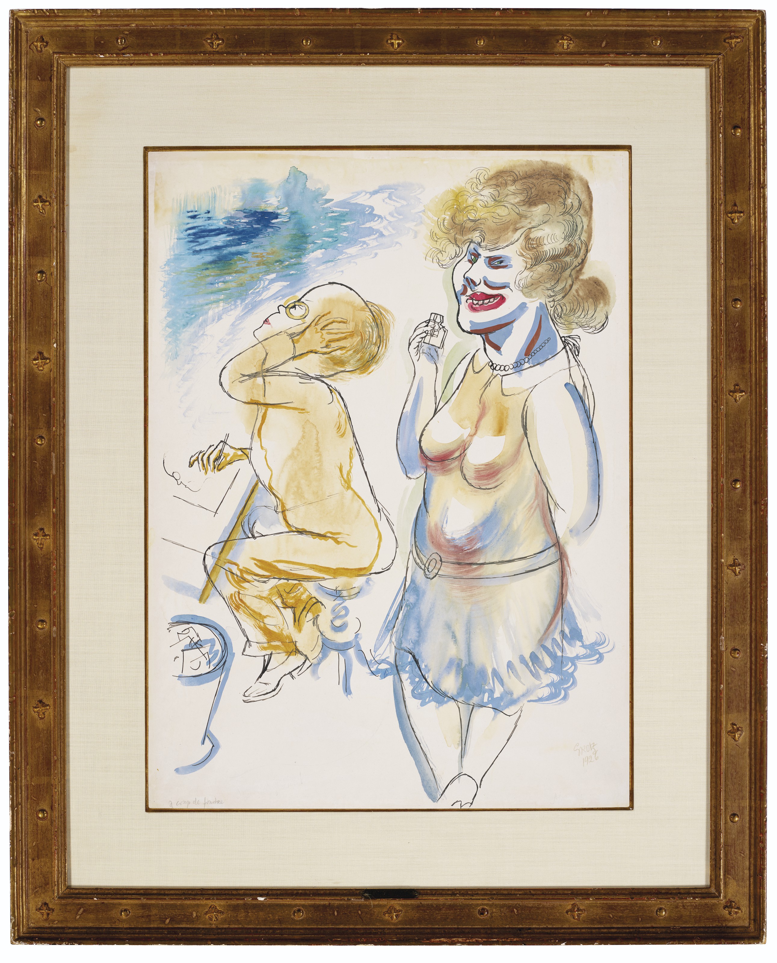 George Grosz — Отто и Лотта Шмальгаузен любят Эрстена Блика, изображение 2
