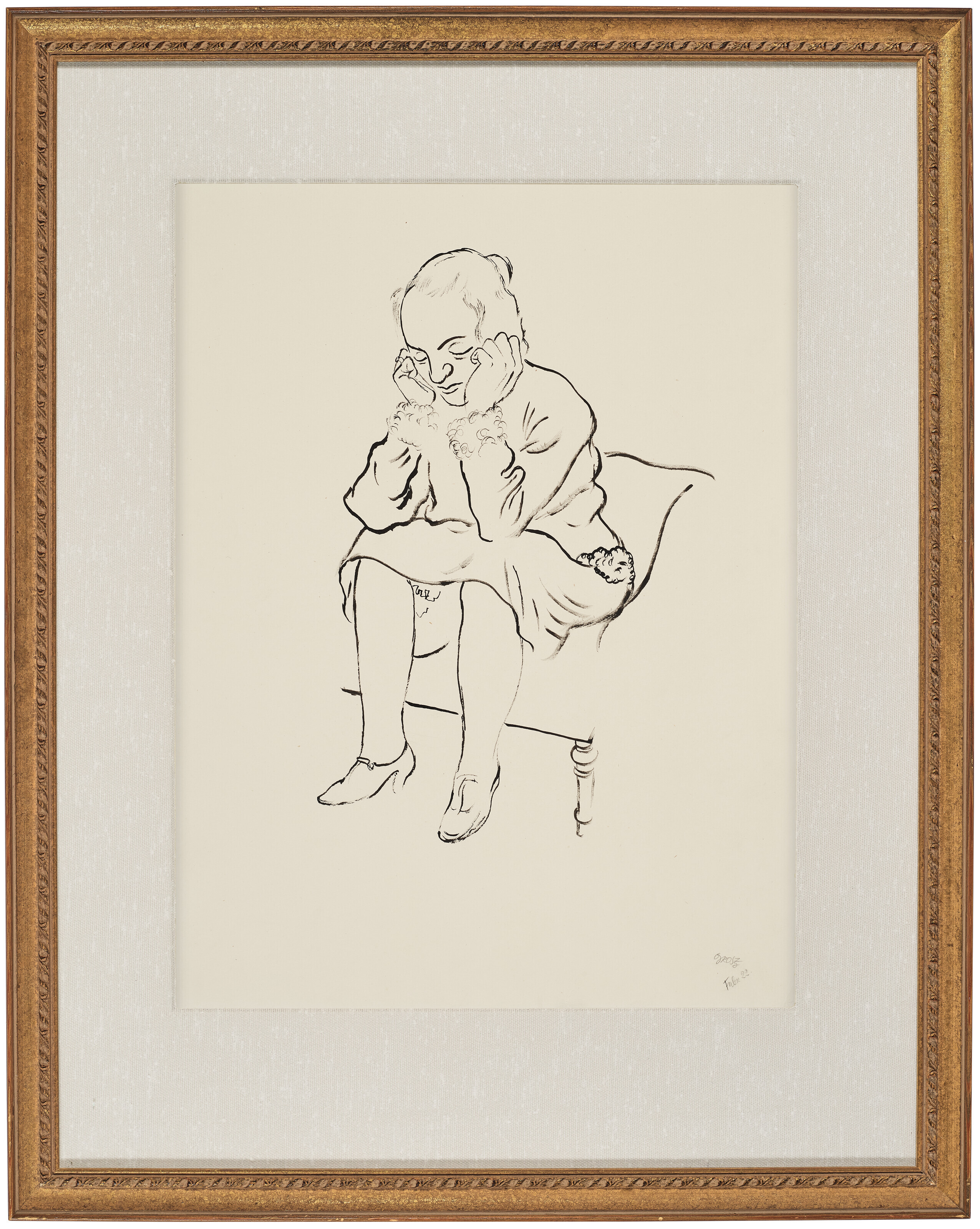 George Grosz — Мэдчен денкен, изображение 2