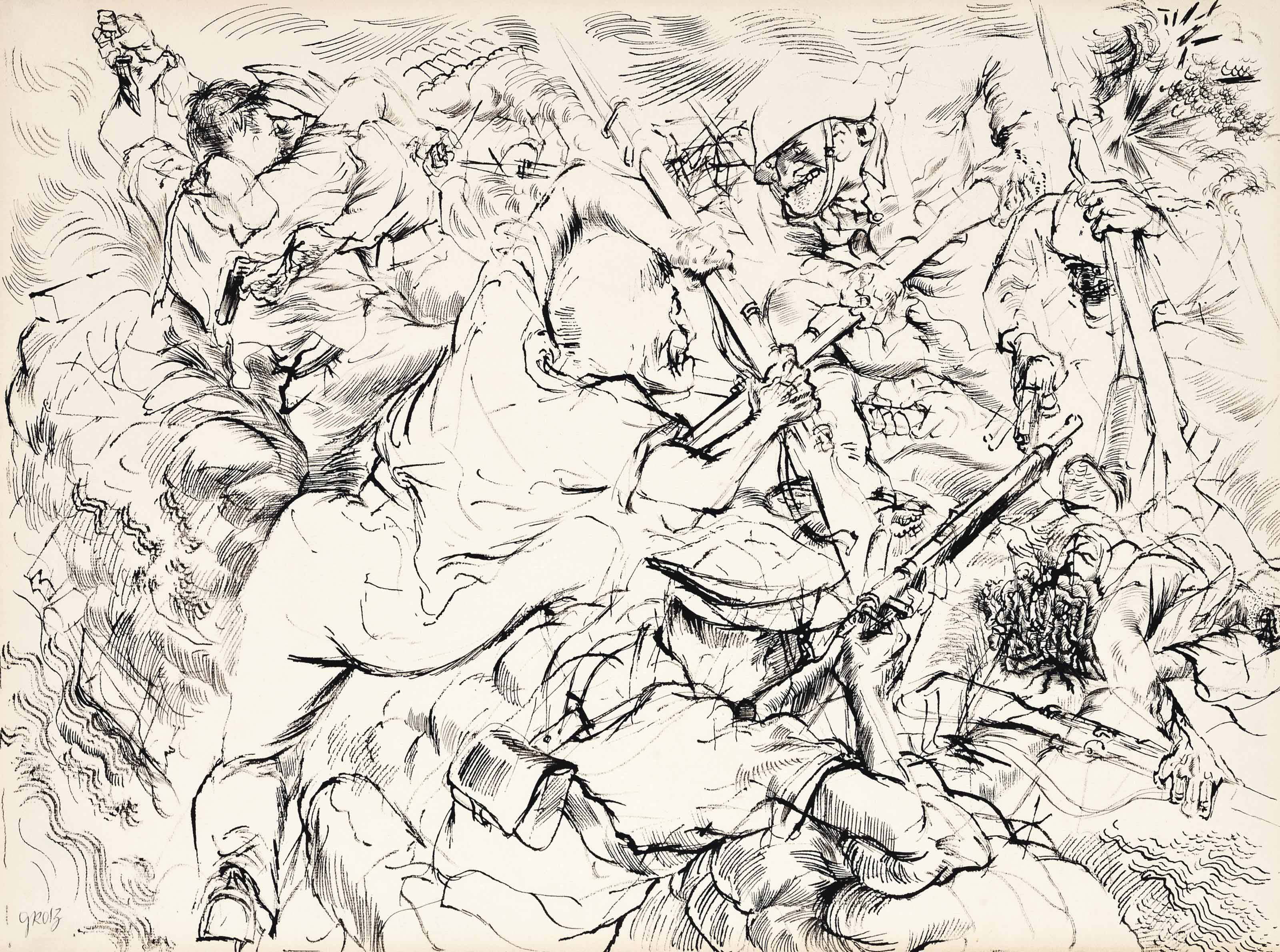 George Grosz — Ближний бой