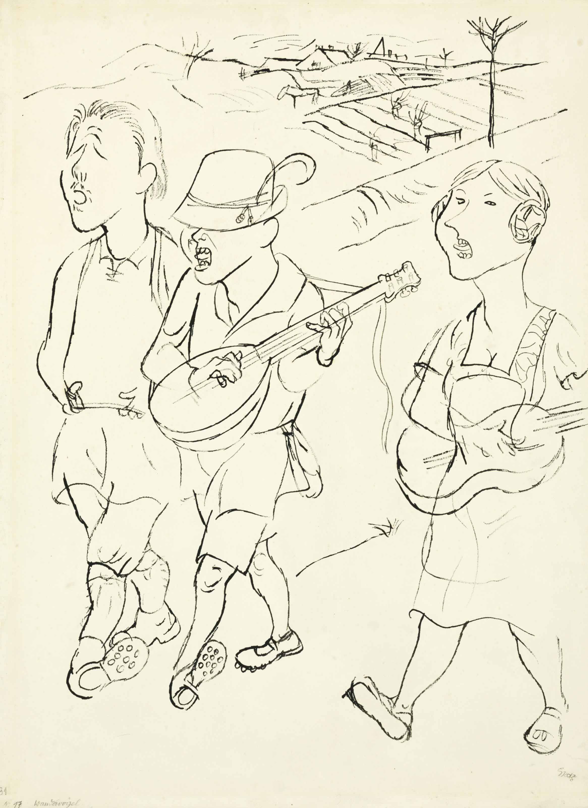 George Grosz — Умри, Вандервегель