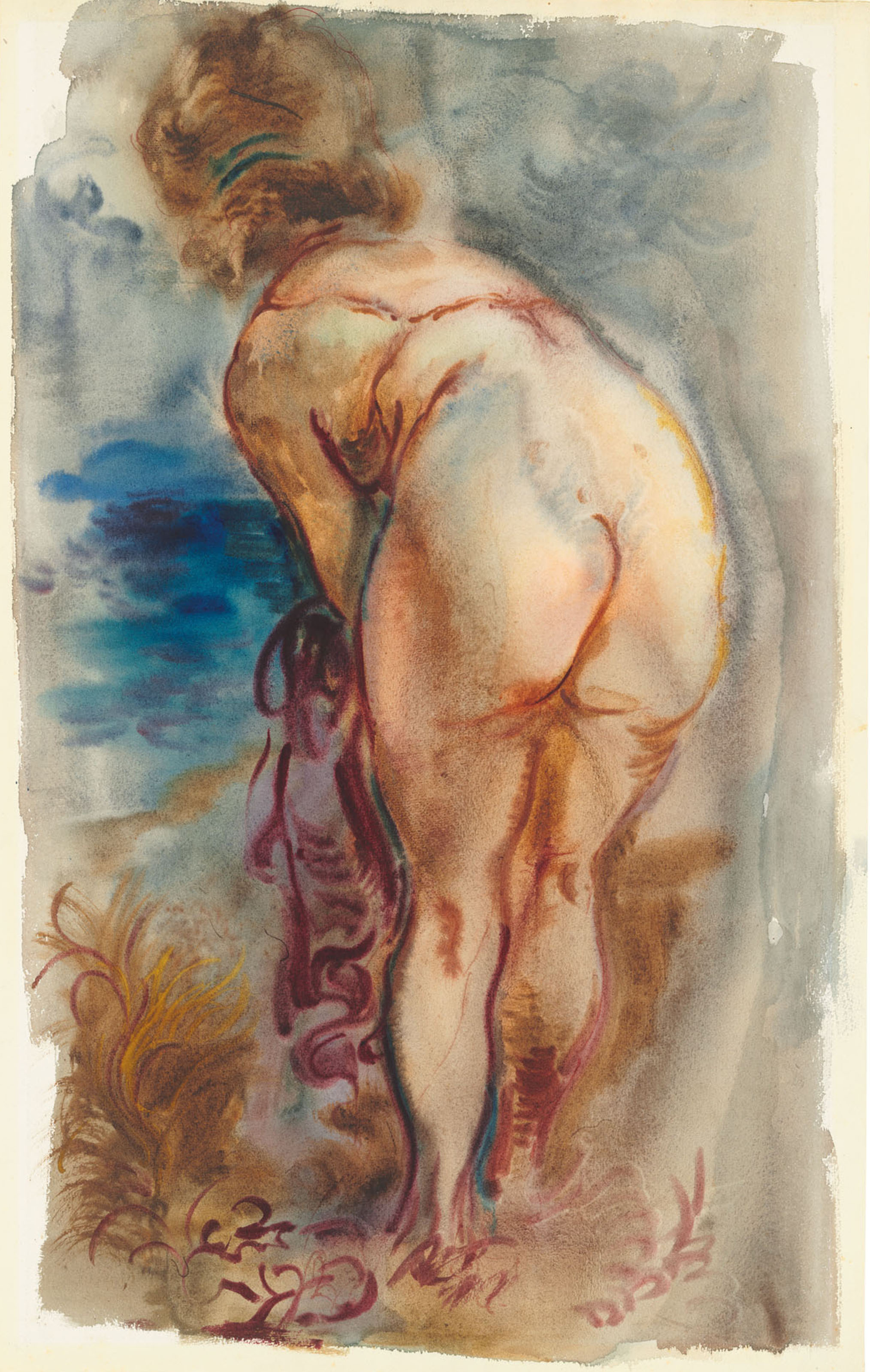 George Grosz — Обнаженная женщина, Кейп-Код