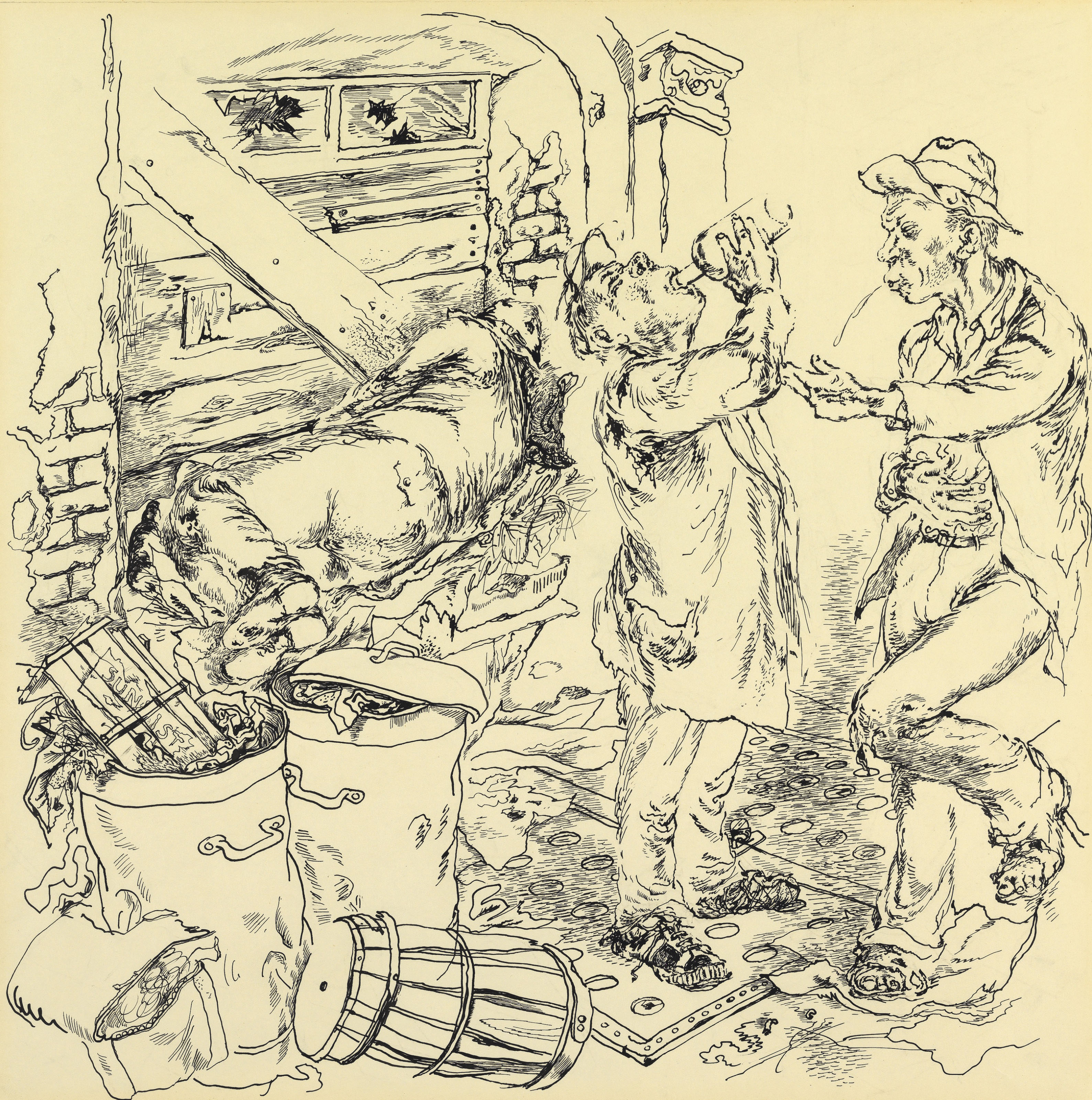 George Grosz — Праздник бездельников