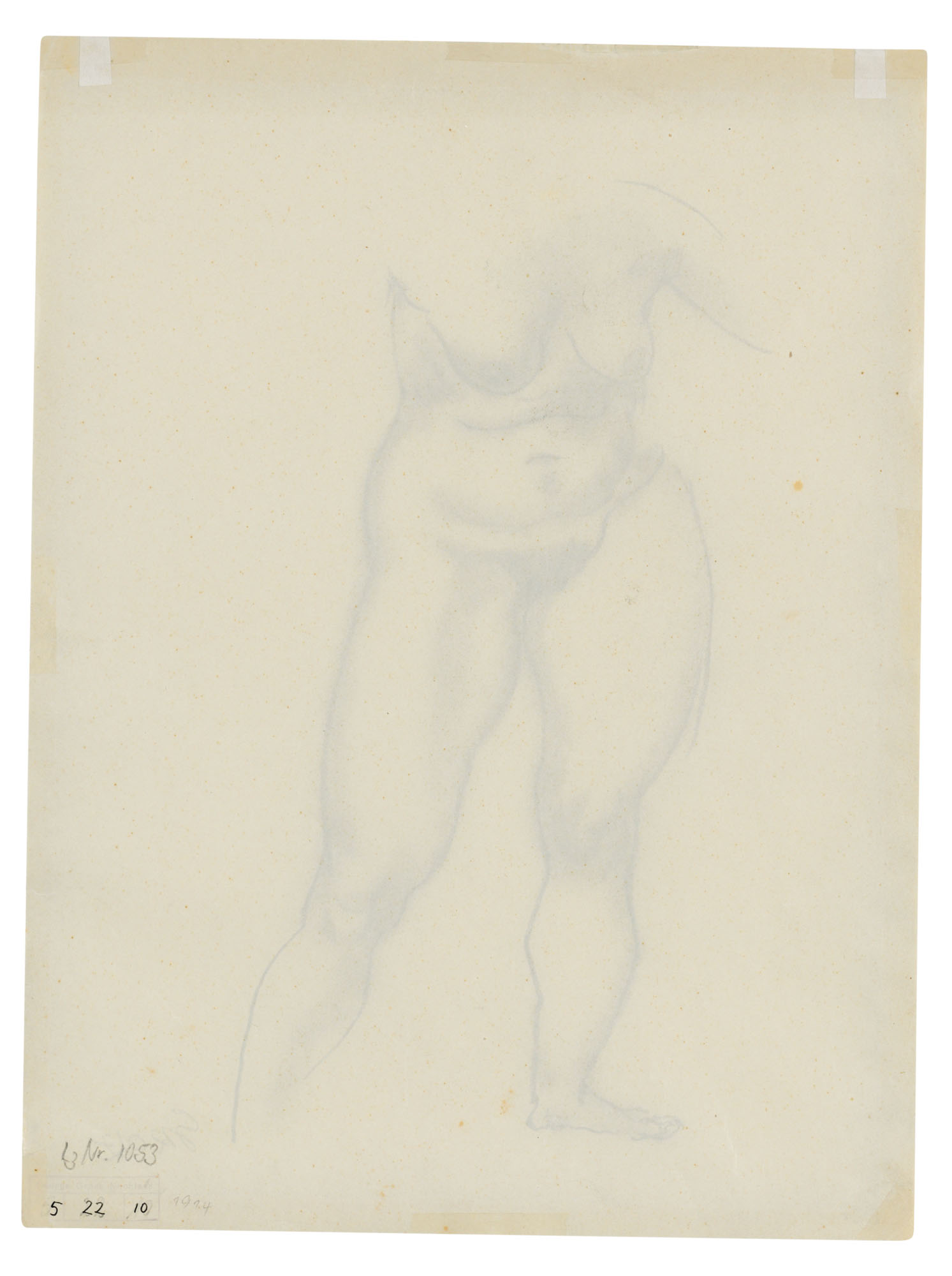 George Grosz — Стехендер вайблихер Акт, изображение 3