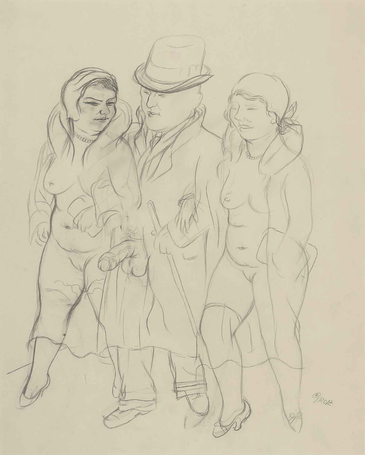 George Grosz — Умирает Прохожий