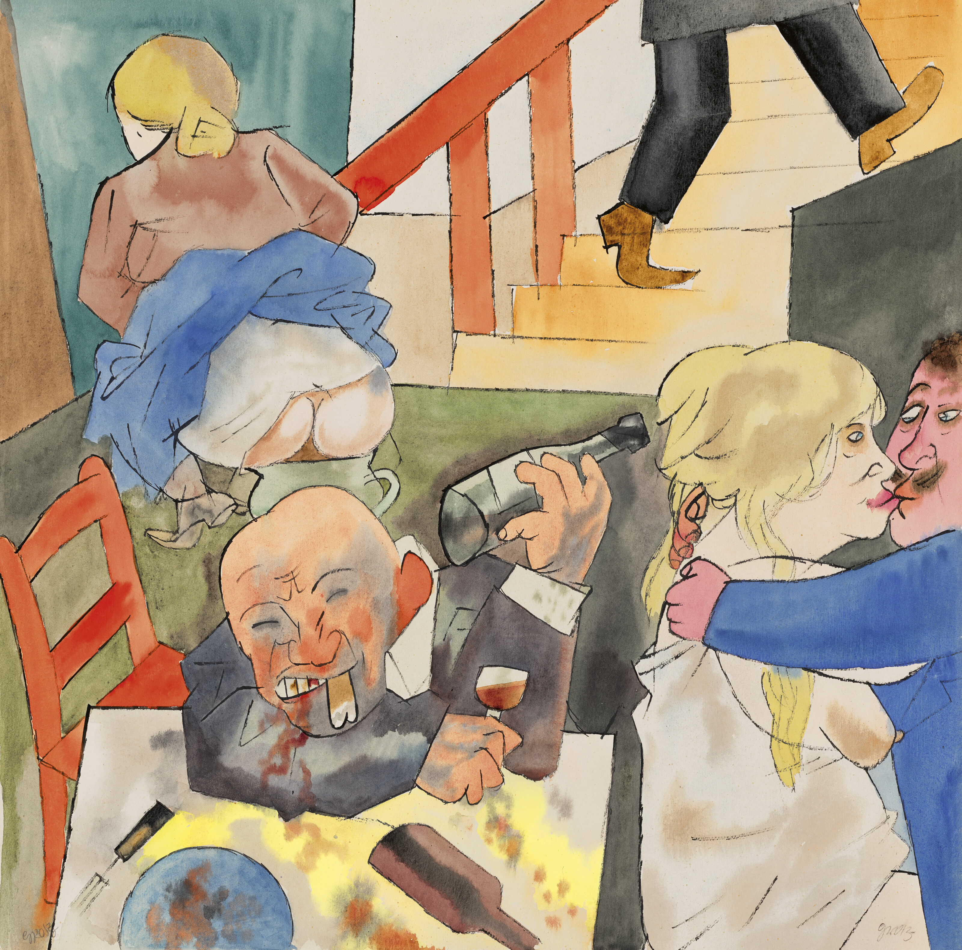 George Grosz — Оргия