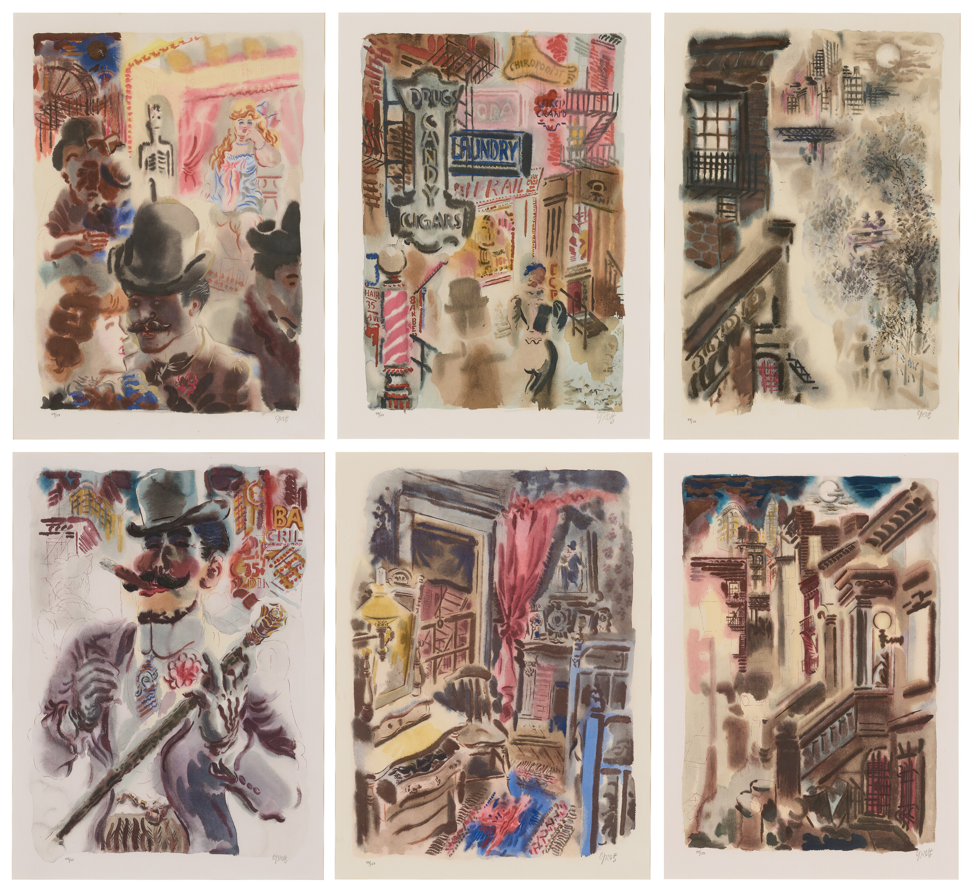 George Grosz — Багдад-на-метро