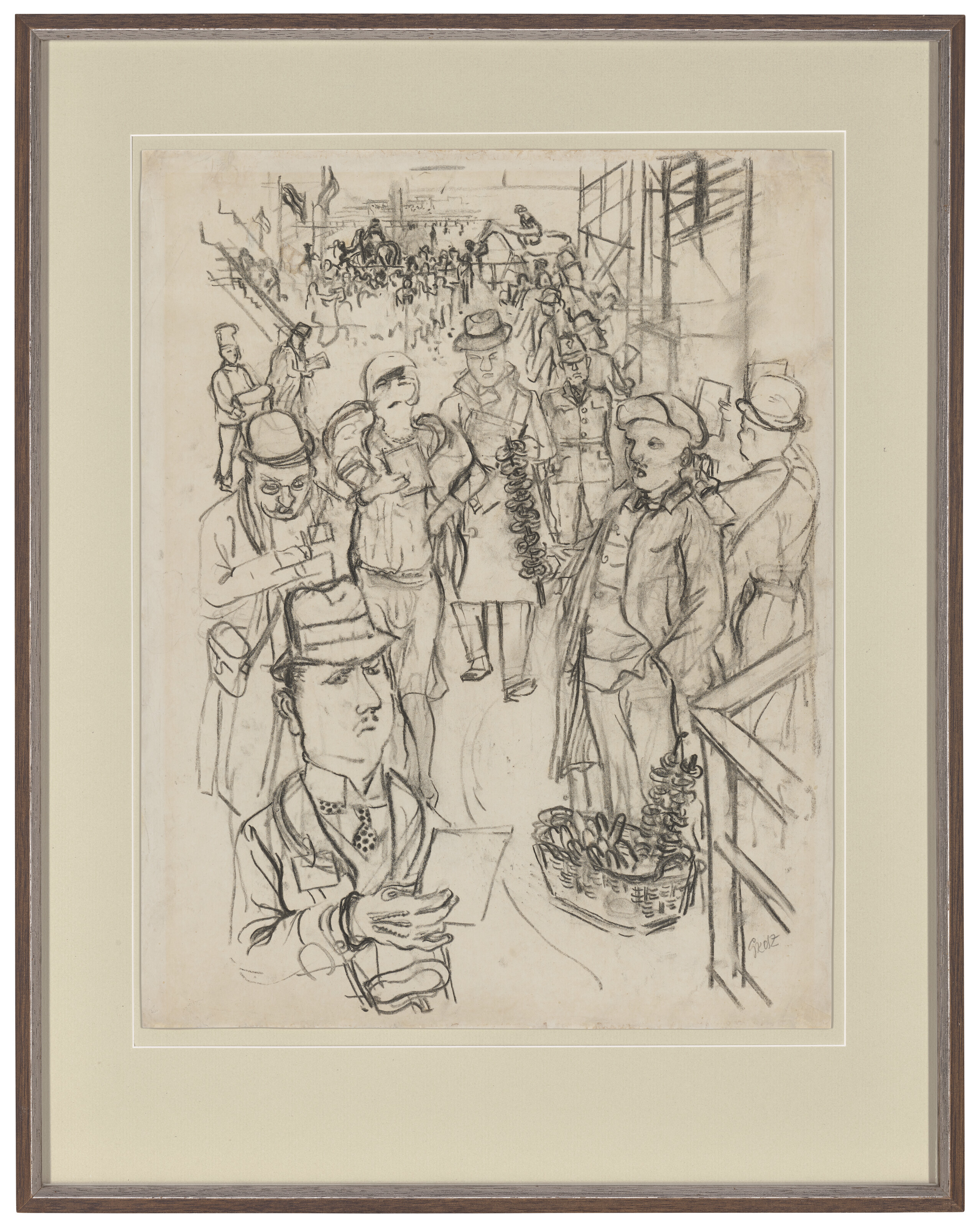 George Grosz — Бейм Пфердереннен, изображение 2