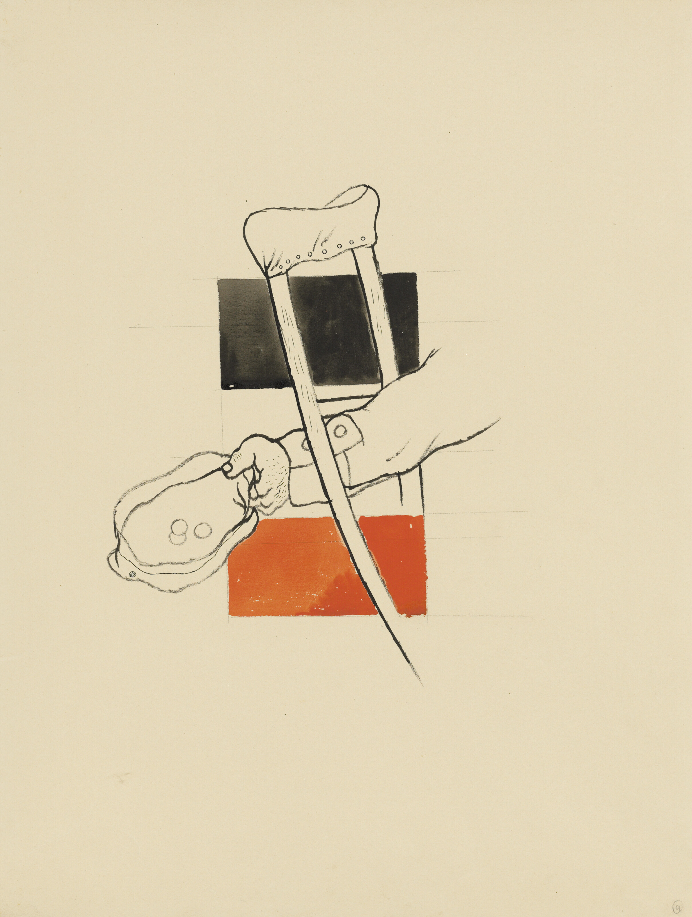 George Grosz — Сырость в Ватерланде (спереди) ; Канатная дорога (сзади)