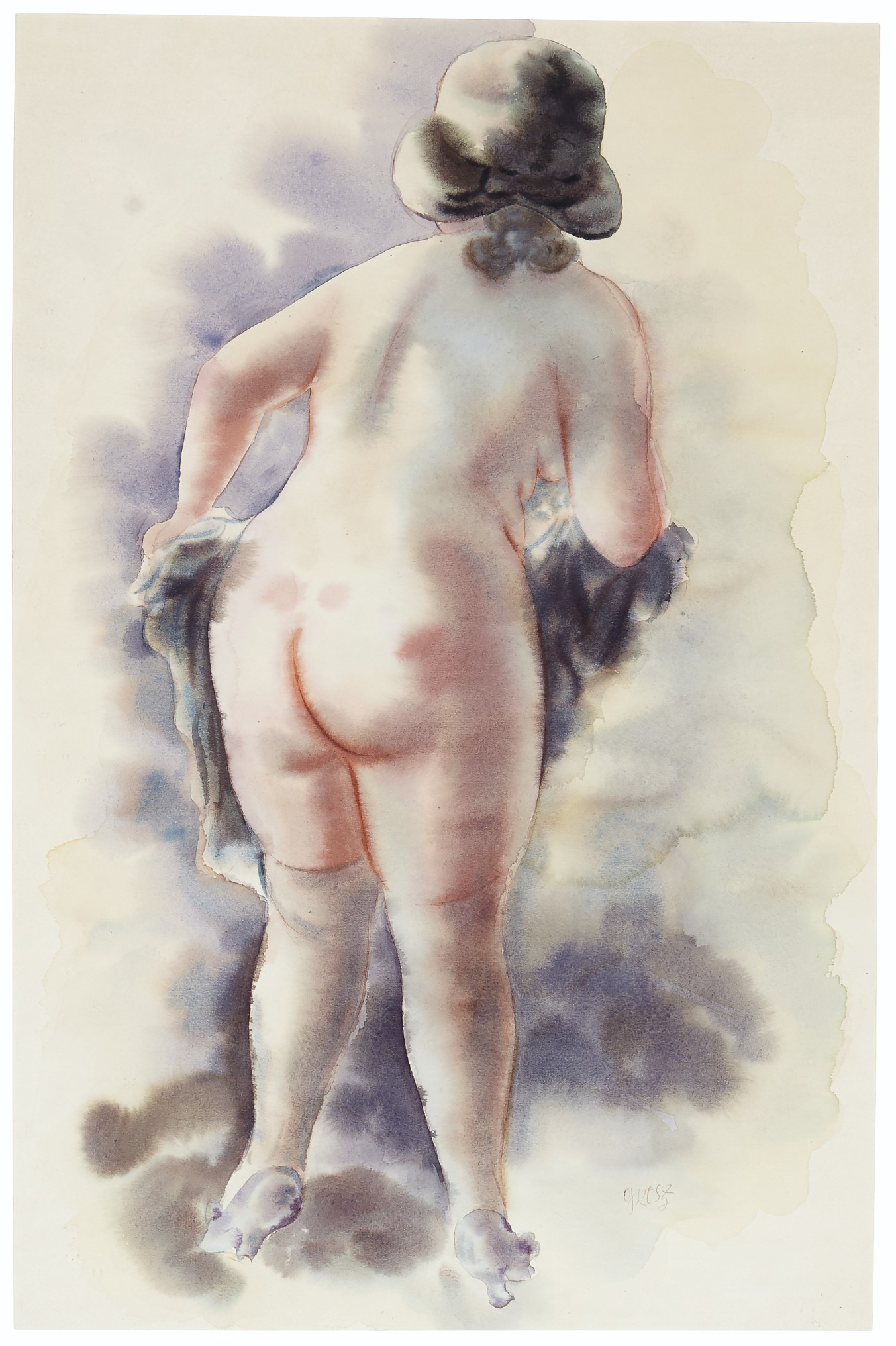 George Grosz — Акт из хижины грауэна