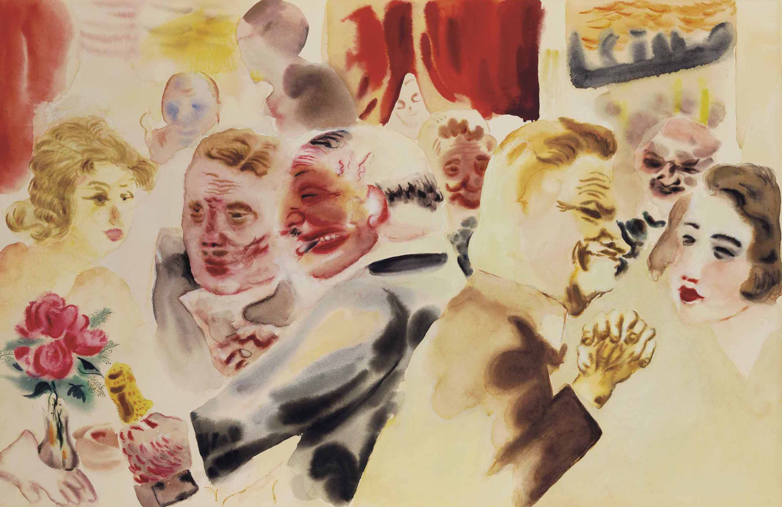 George Grosz — Ресторан