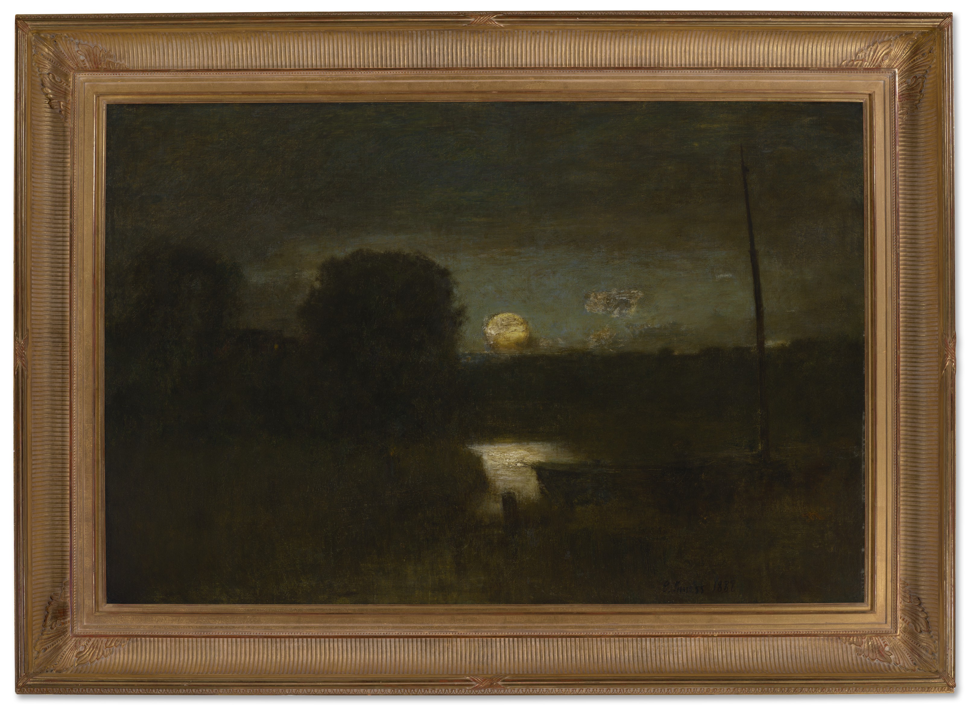 George Inness — Восход Луны, изображение 2