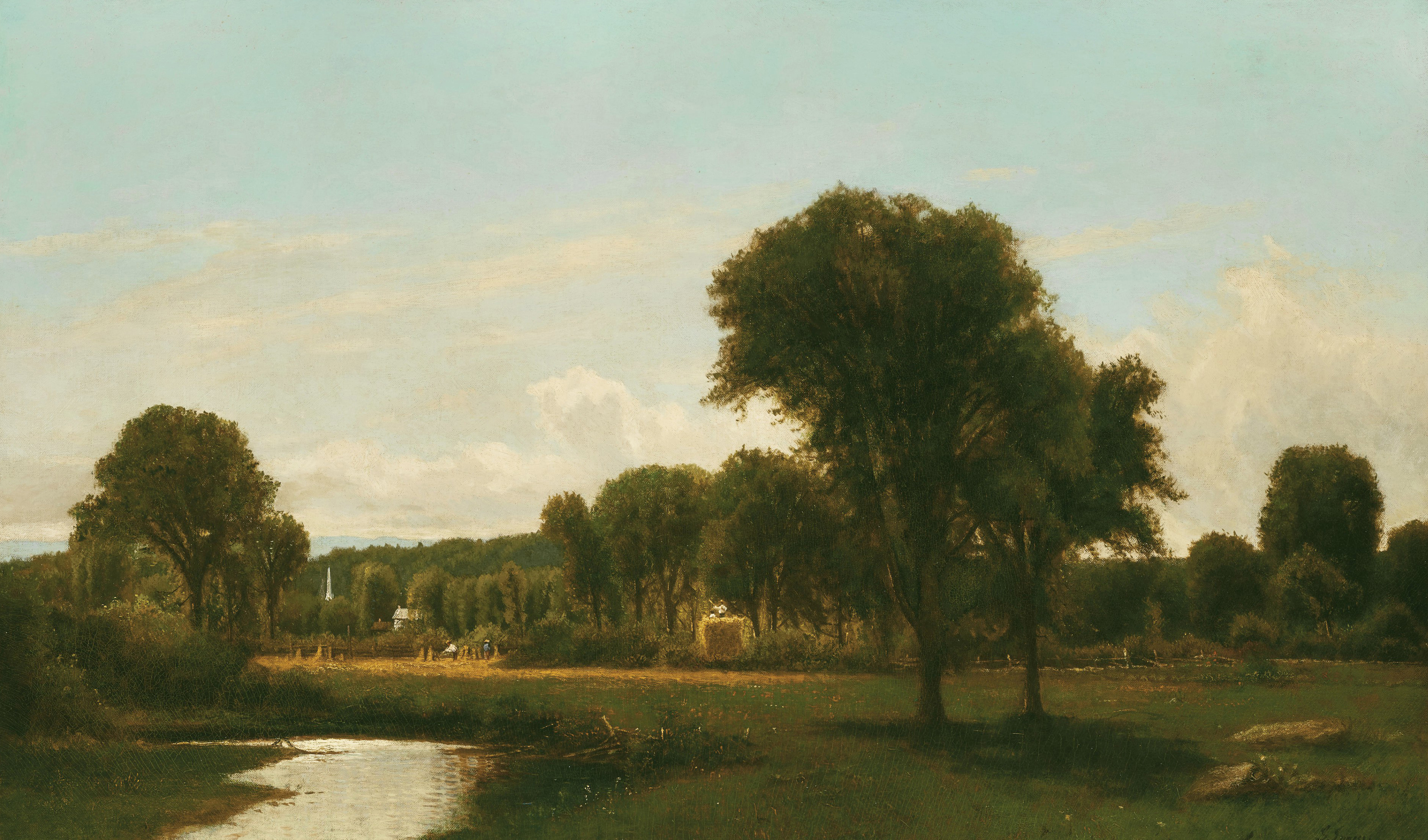 George Inness — Ландшафт медицинского поля
