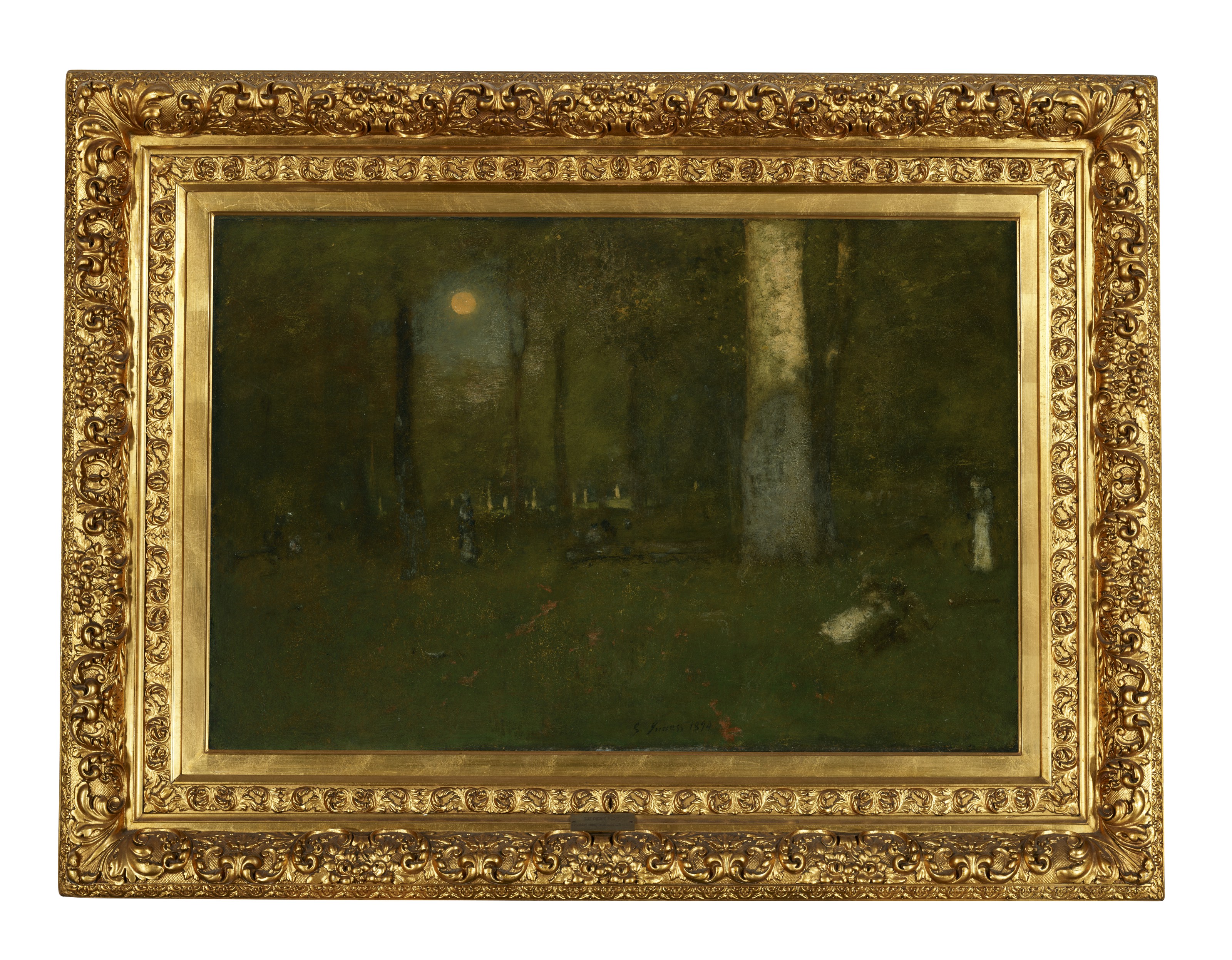 George Inness — Пикник в лесу, Монтклер, Нью-Джерси, изображение 2