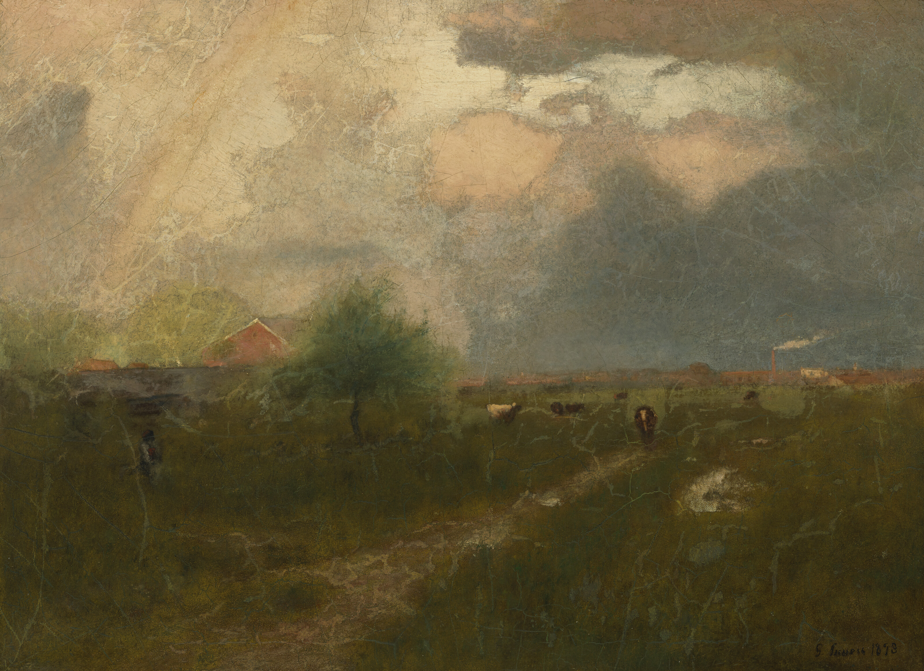 George Inness — После весеннего душа