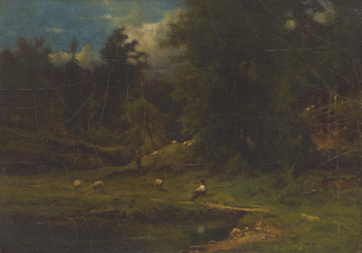 George Inness — Пасторальный пейзаж