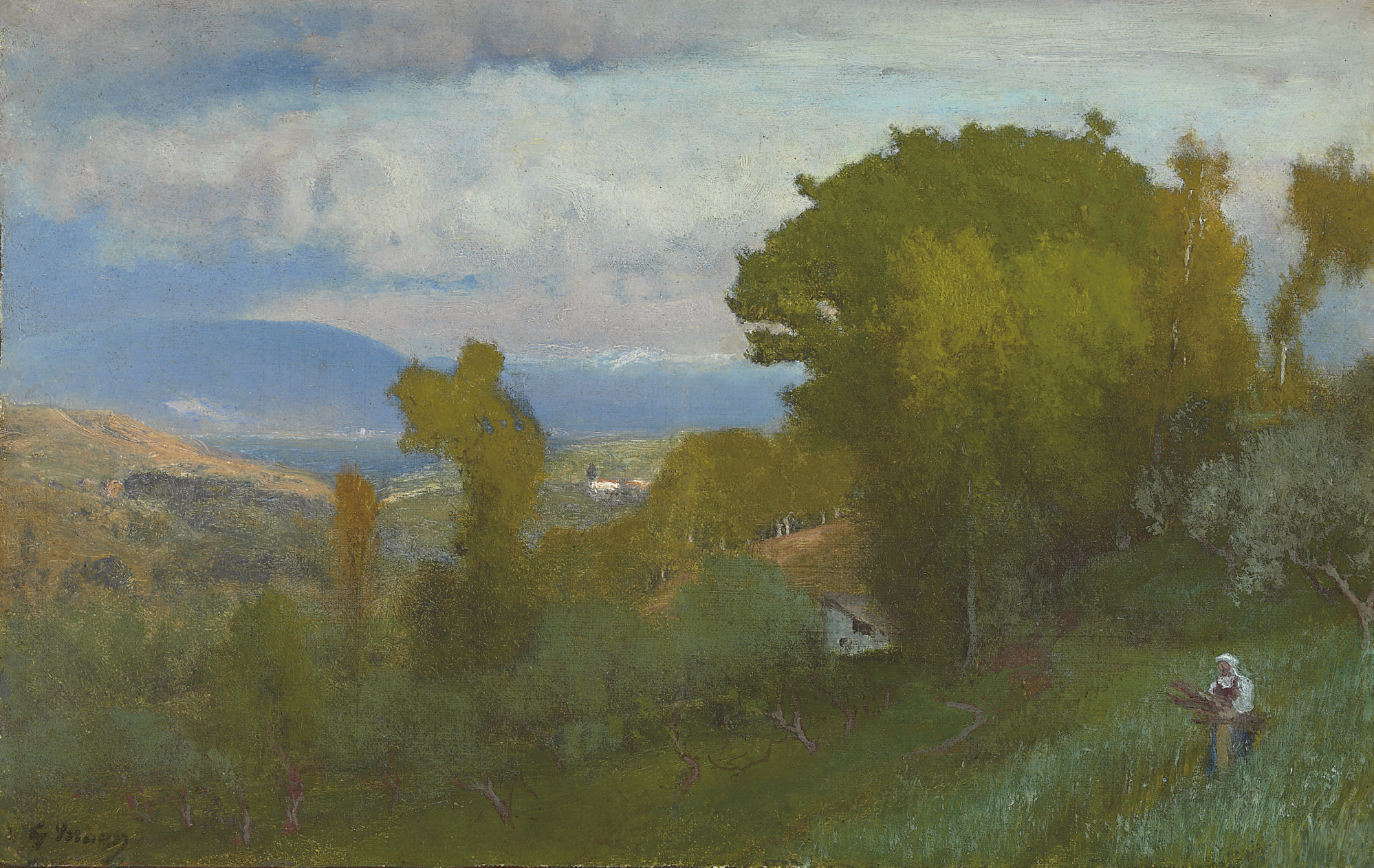 George Inness — Альбано, Италия