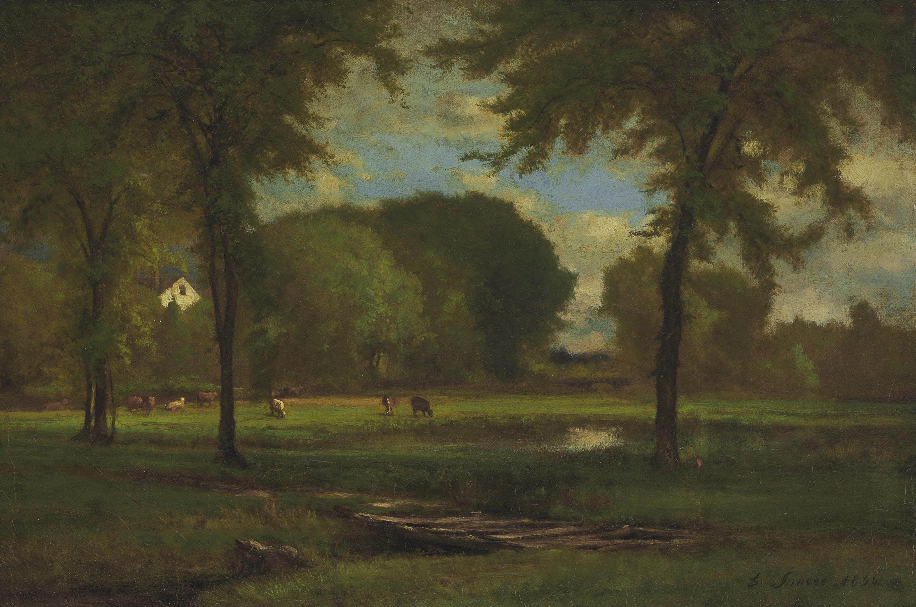 George Inness — Пастбище