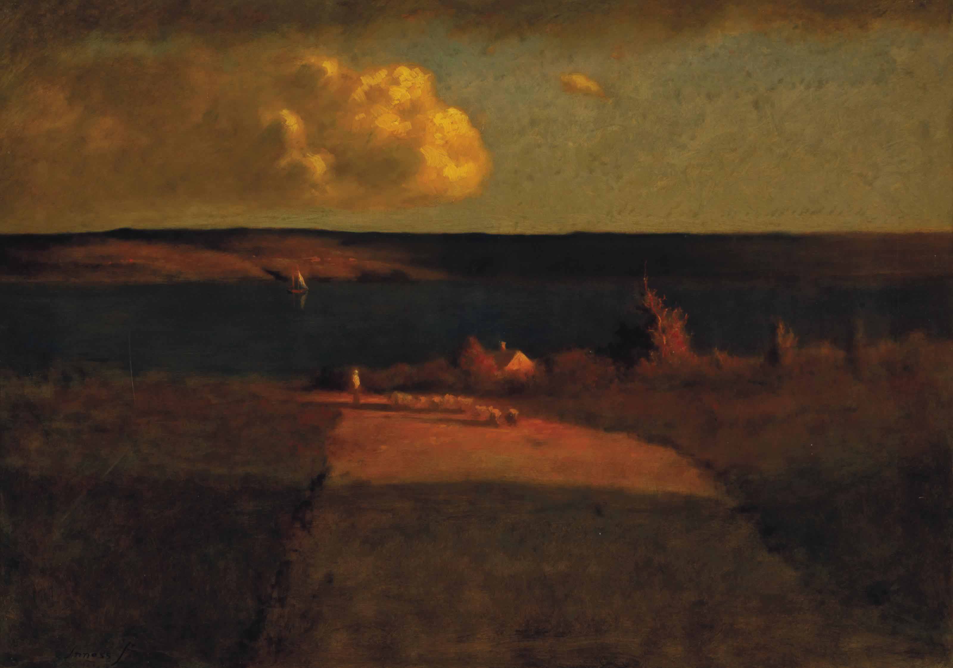 George Inness — На реке Сент-Круа