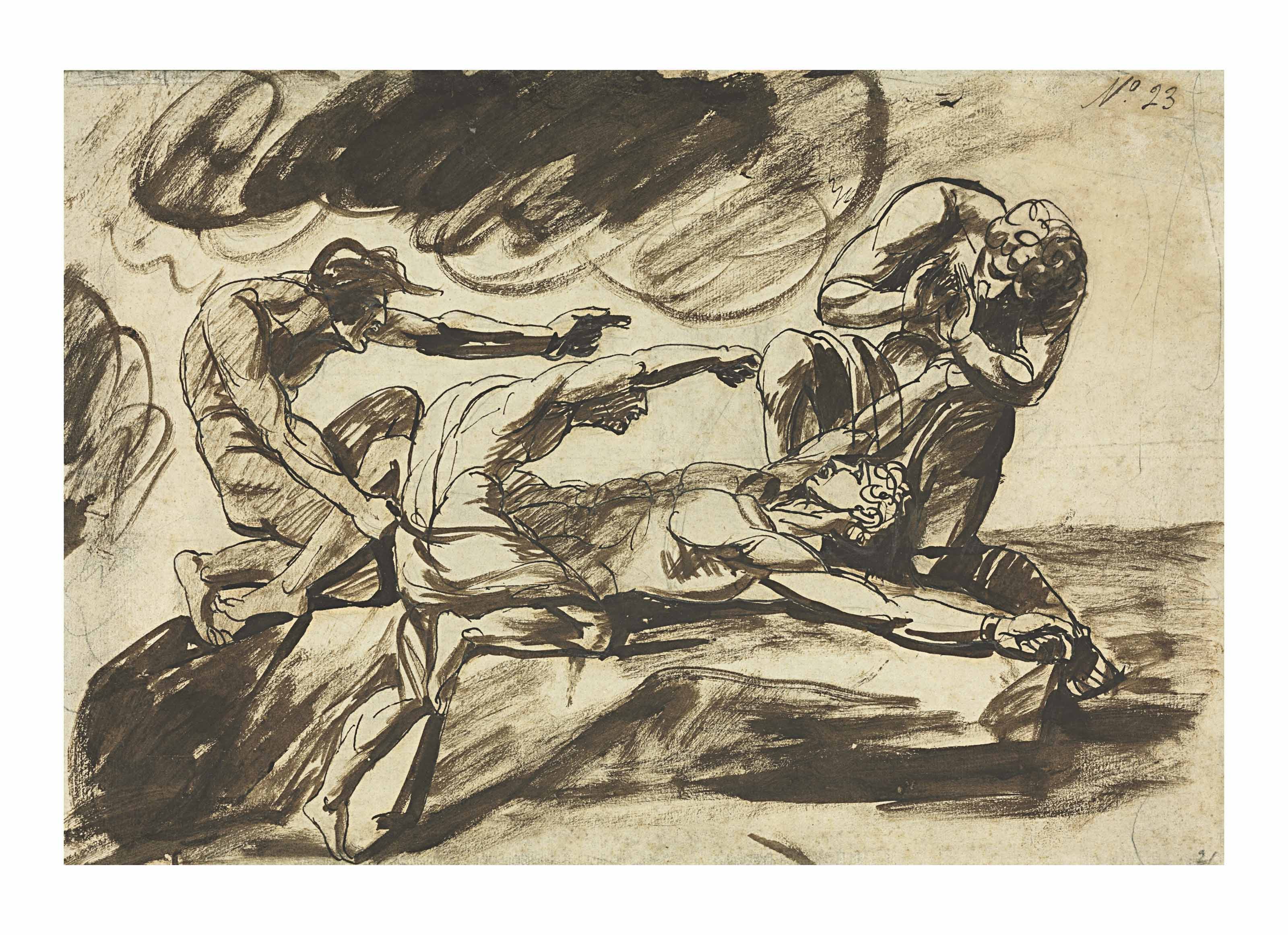George Romney — Связанный Прометеем