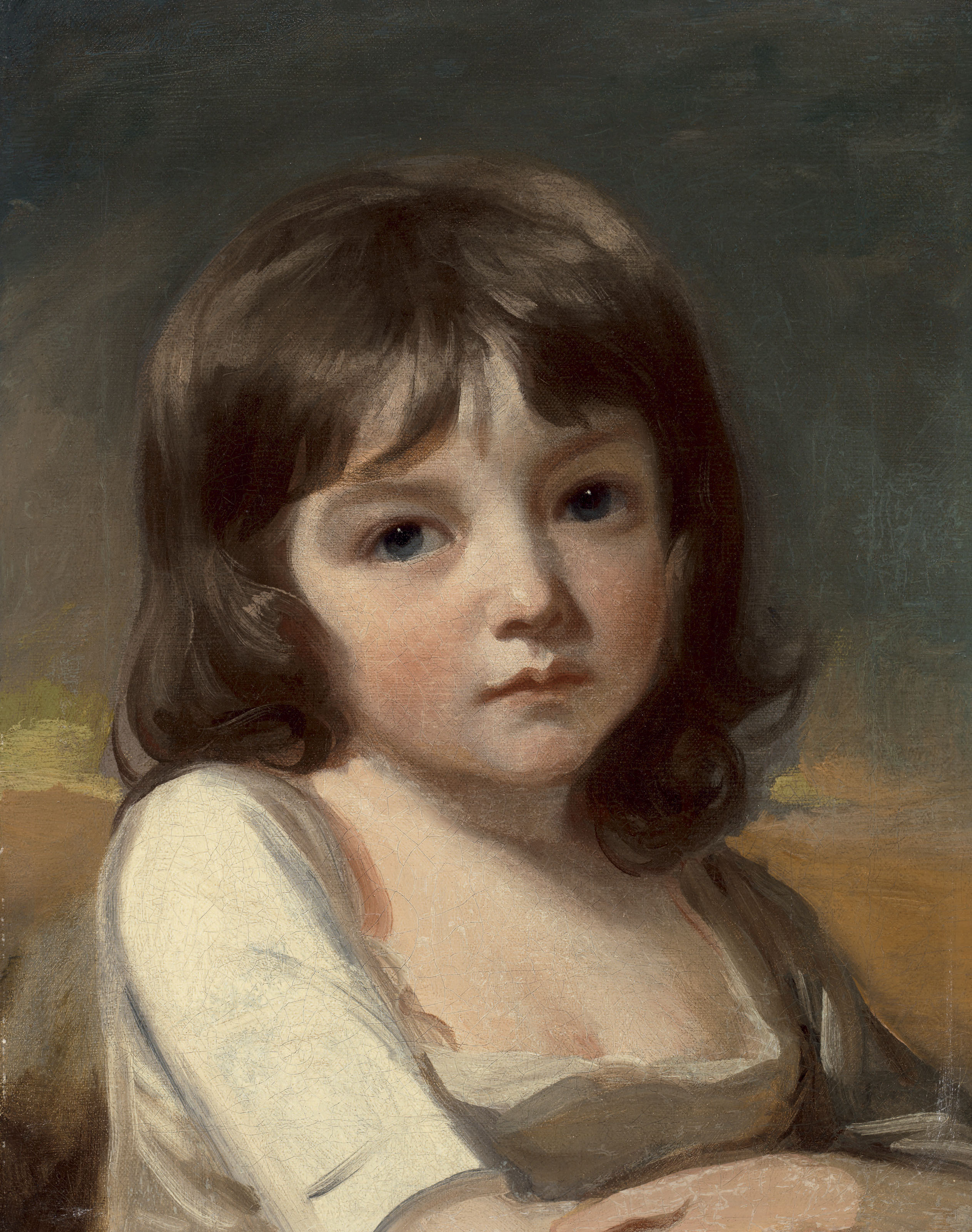 George Romney — Портрет девушки, традиционно идентифицируемой как леди Шарлотта Стэнли (1776-1805); и портрет Эдварда (1775-1851), лорда Стэнли, впоследствии 13-го графа Дерби, оба в полный рост, изображение 2