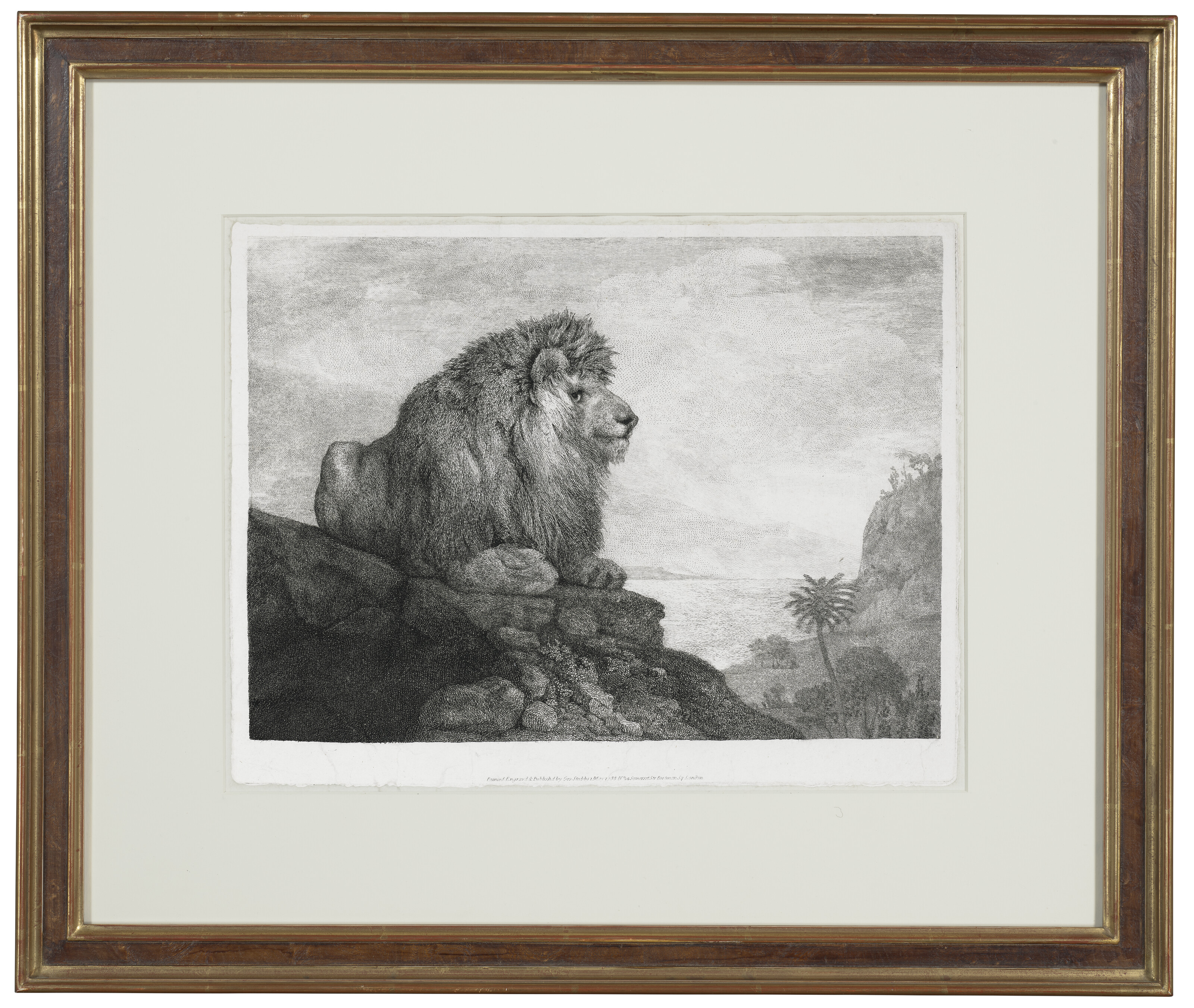 George Stubbs — Лев (Лев, отдыхающий на скале), изображение 2
