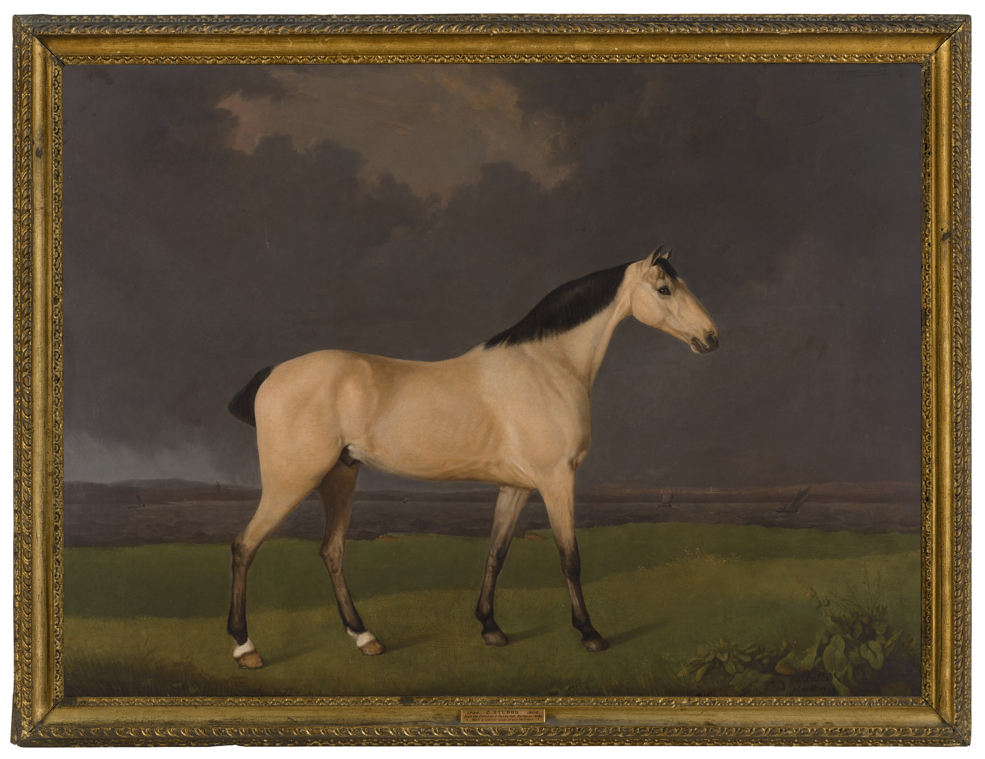 George Stubbs — Охотник на оленей на южном берегу реки Хамбер, Линкольншир, изображение 2