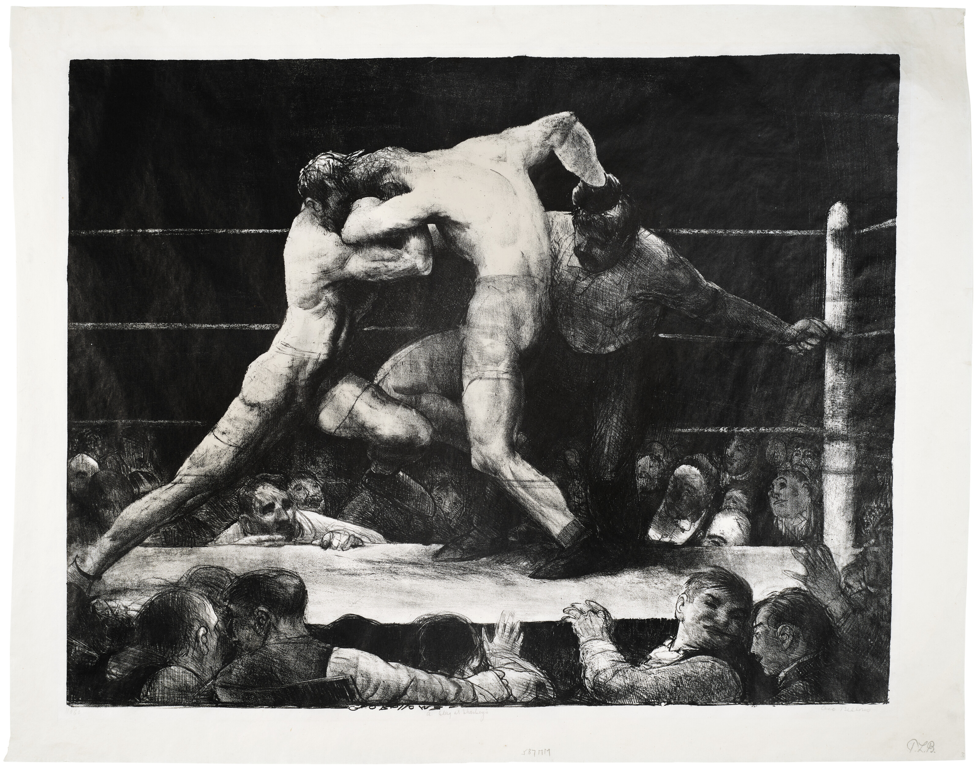 George Wesley Bellows — Мальчишник у Шарки, изображение 3