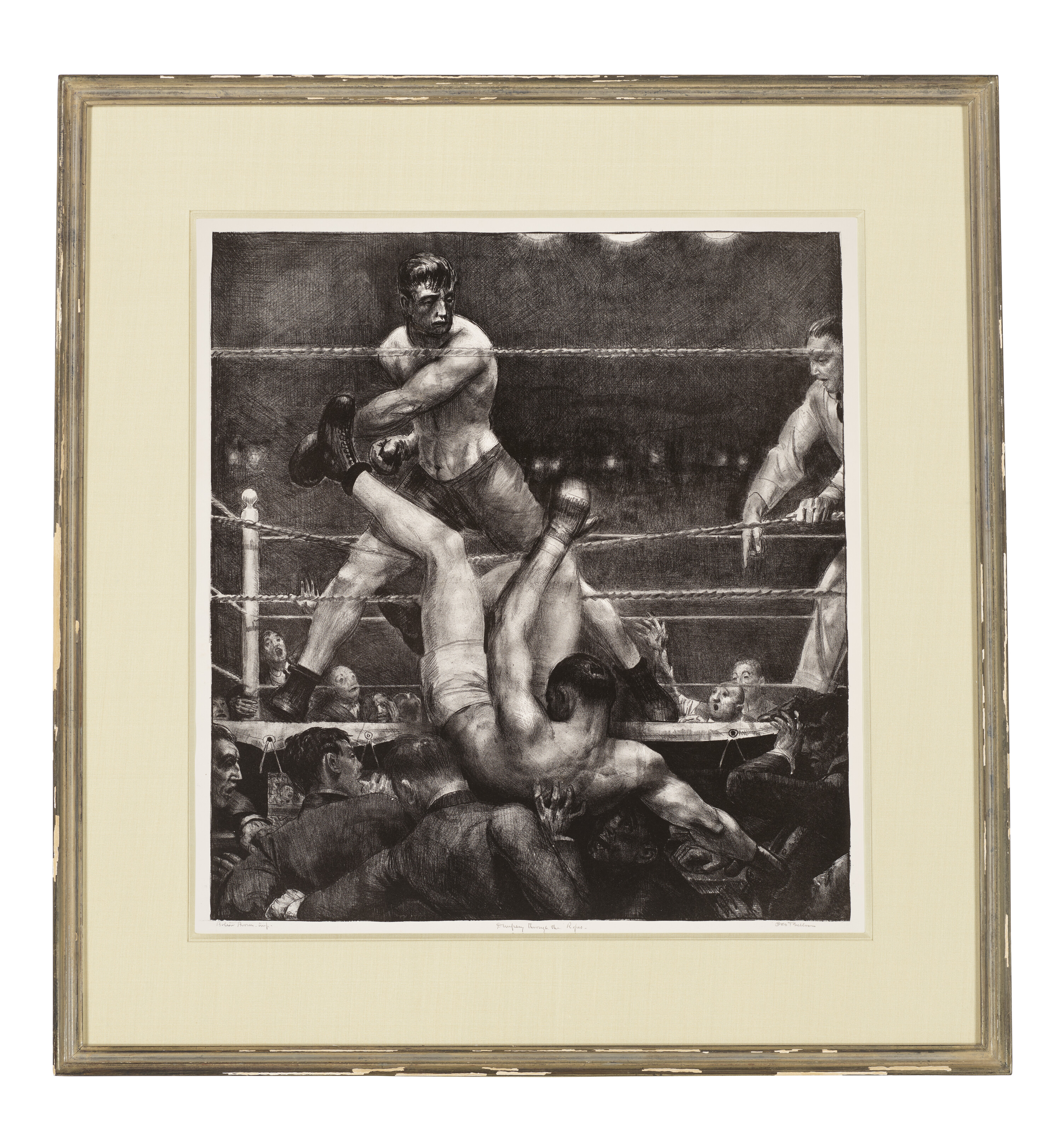 George Wesley Bellows — Демпси прошел через канаты, изображение 2