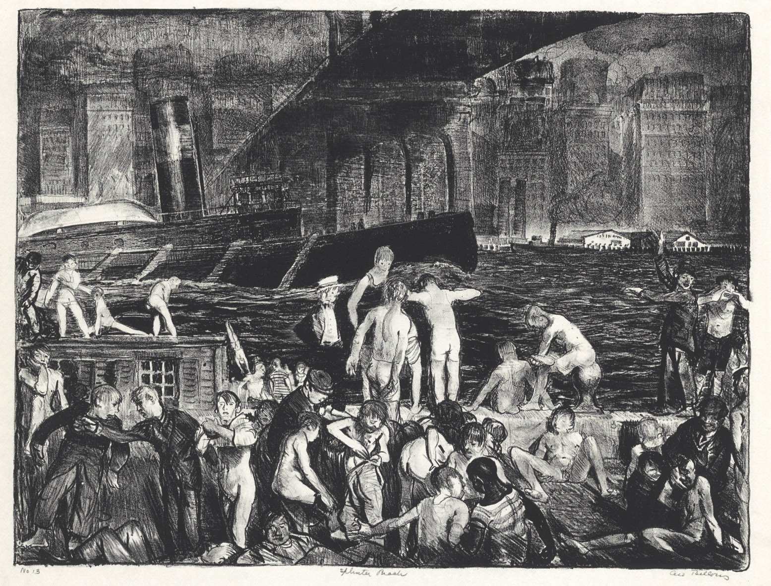 George Wesley Bellows — Пляж Сплинтер (Мейсон, 28)