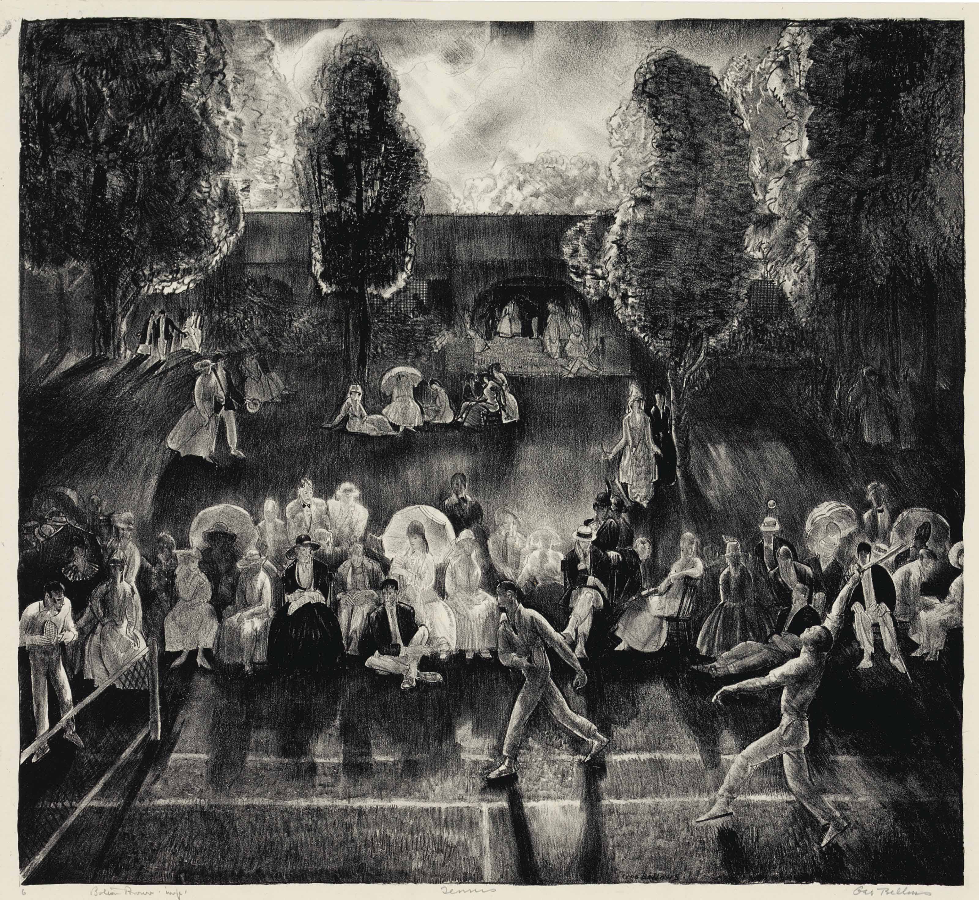 George Wesley Bellows — Теннис (теннисный турнир)