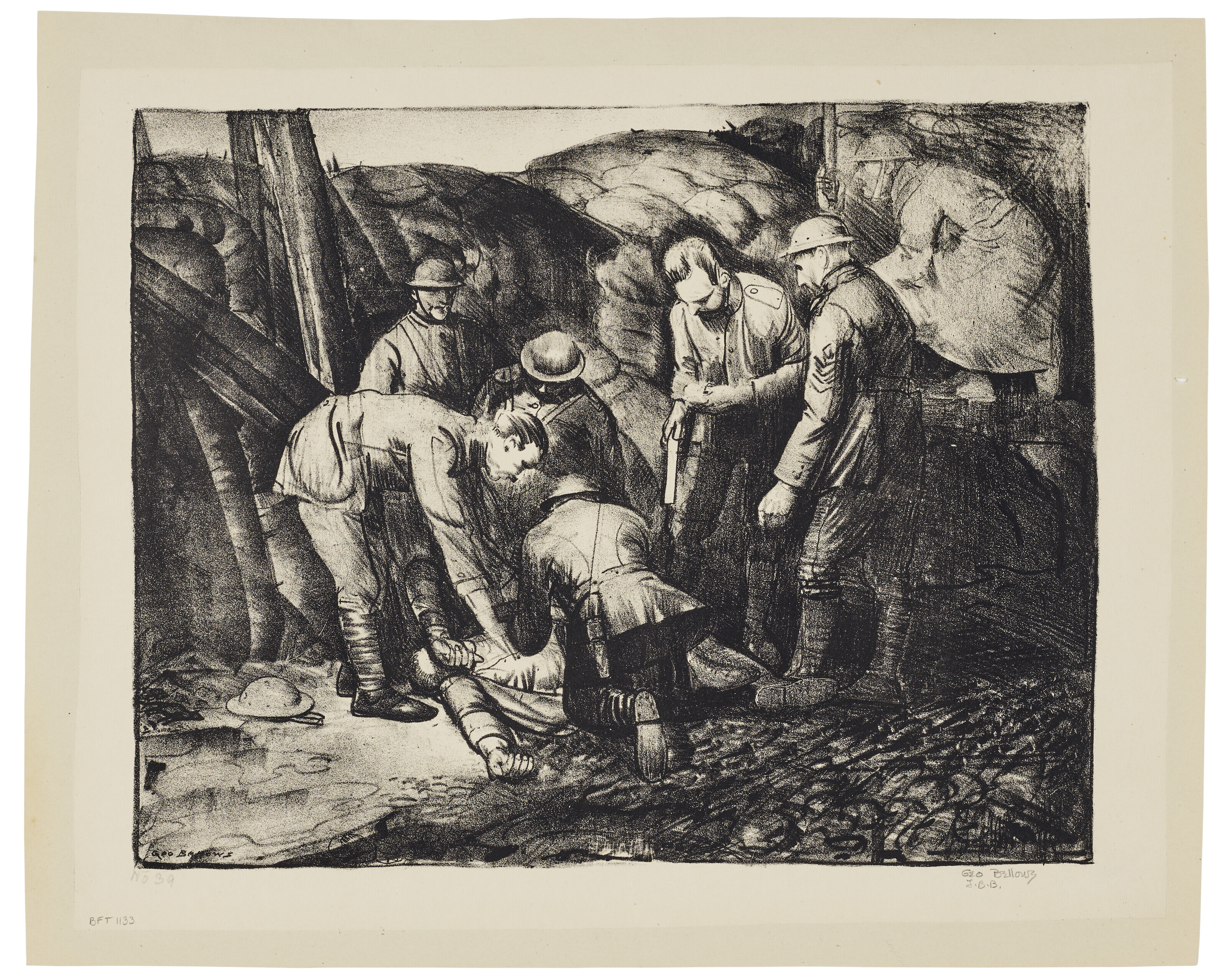 George Wesley Bellows — Подстреленный