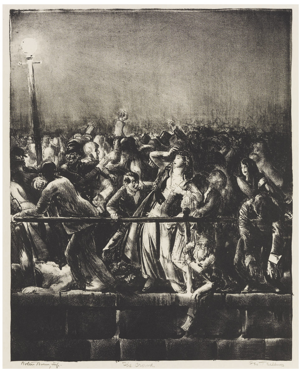 George Wesley Bellows — Толпа (М. 162)