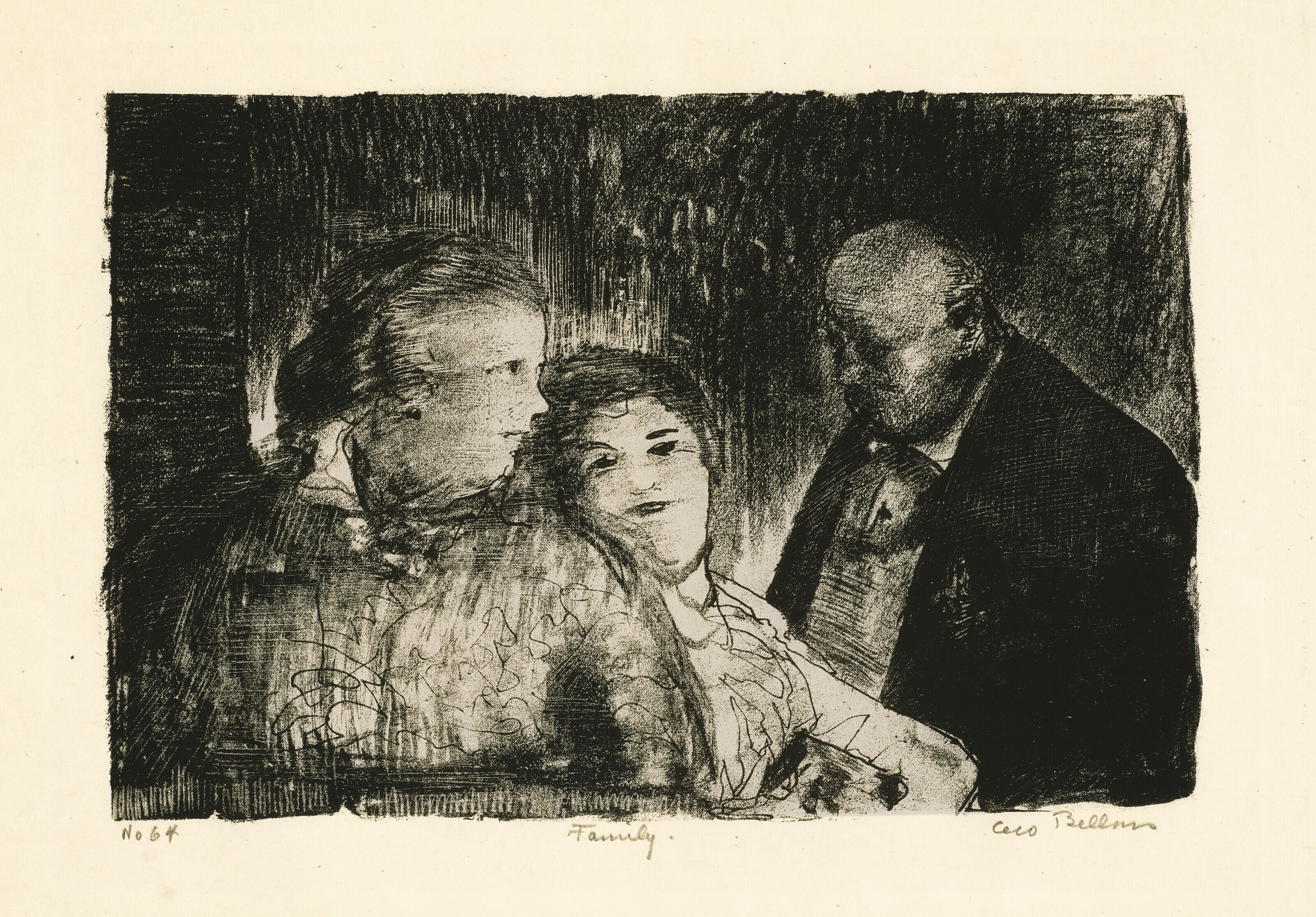 George Wesley Bellows — Семья