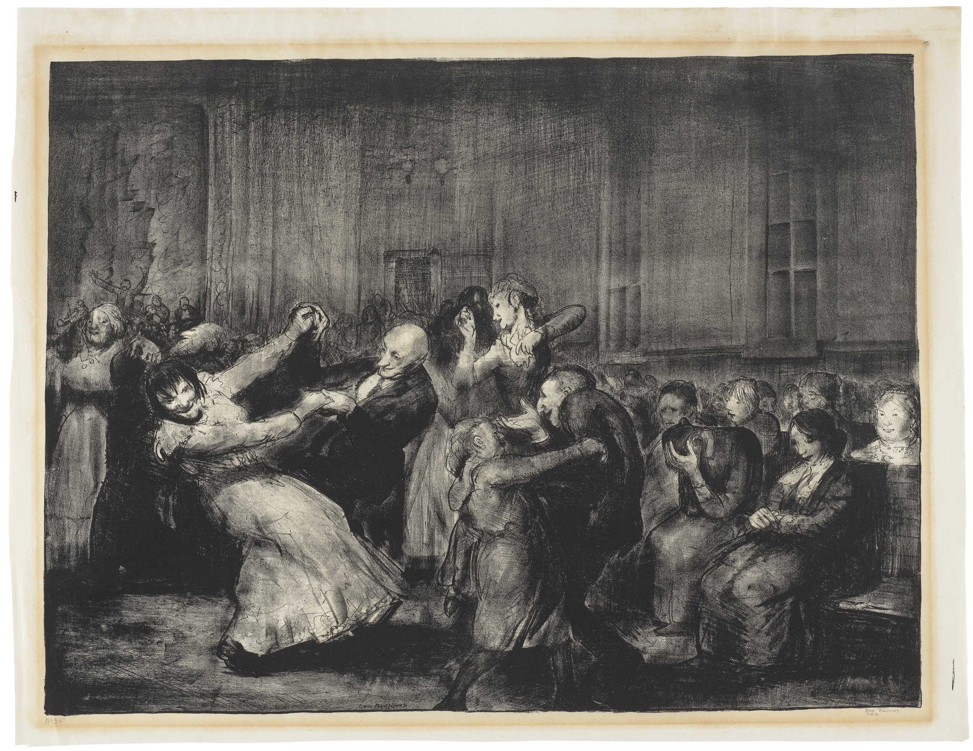 George Wesley Bellows — Три гравюры художника, изображение 4