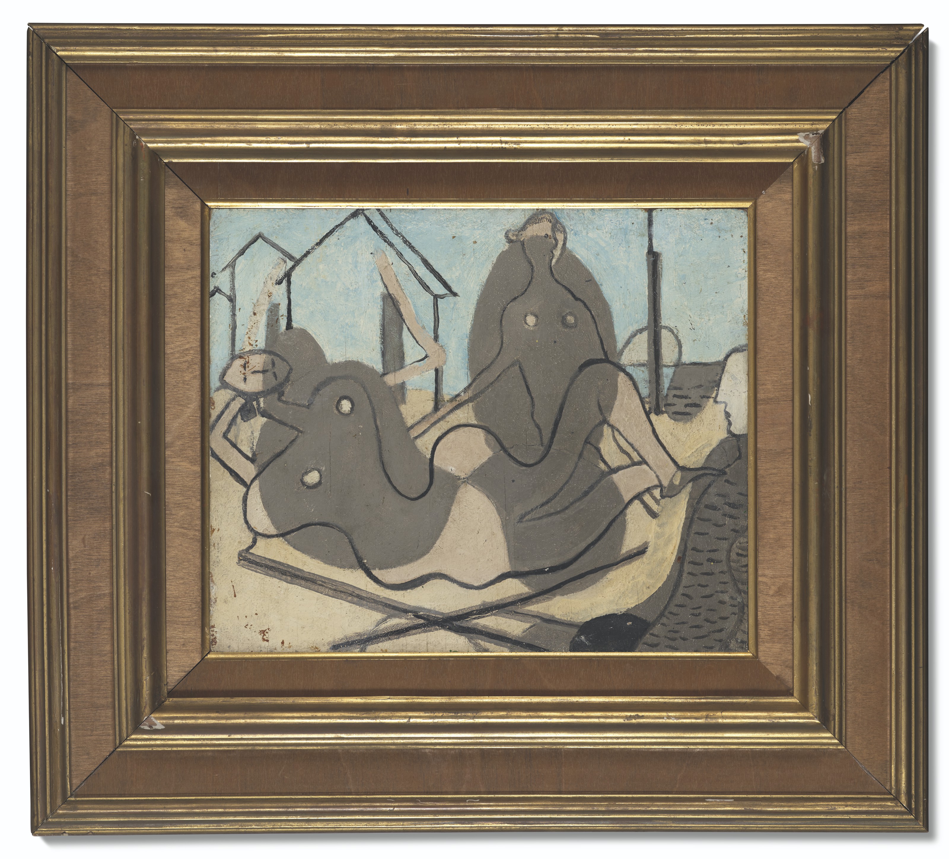 Georges Braque — Двое незнакомцев, изображение 2