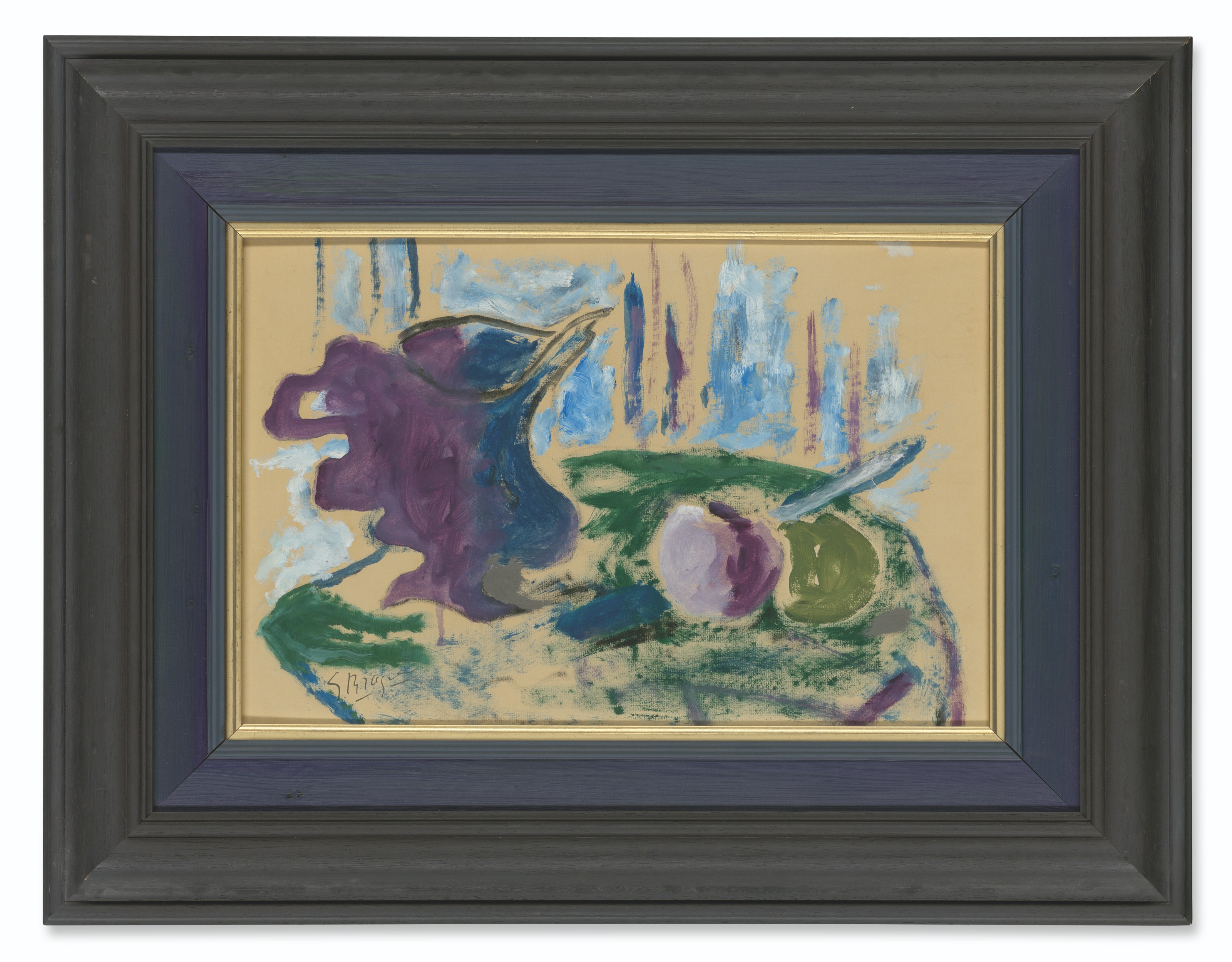 Georges Braque — Пирог и фрукты за столом, изображение 2
