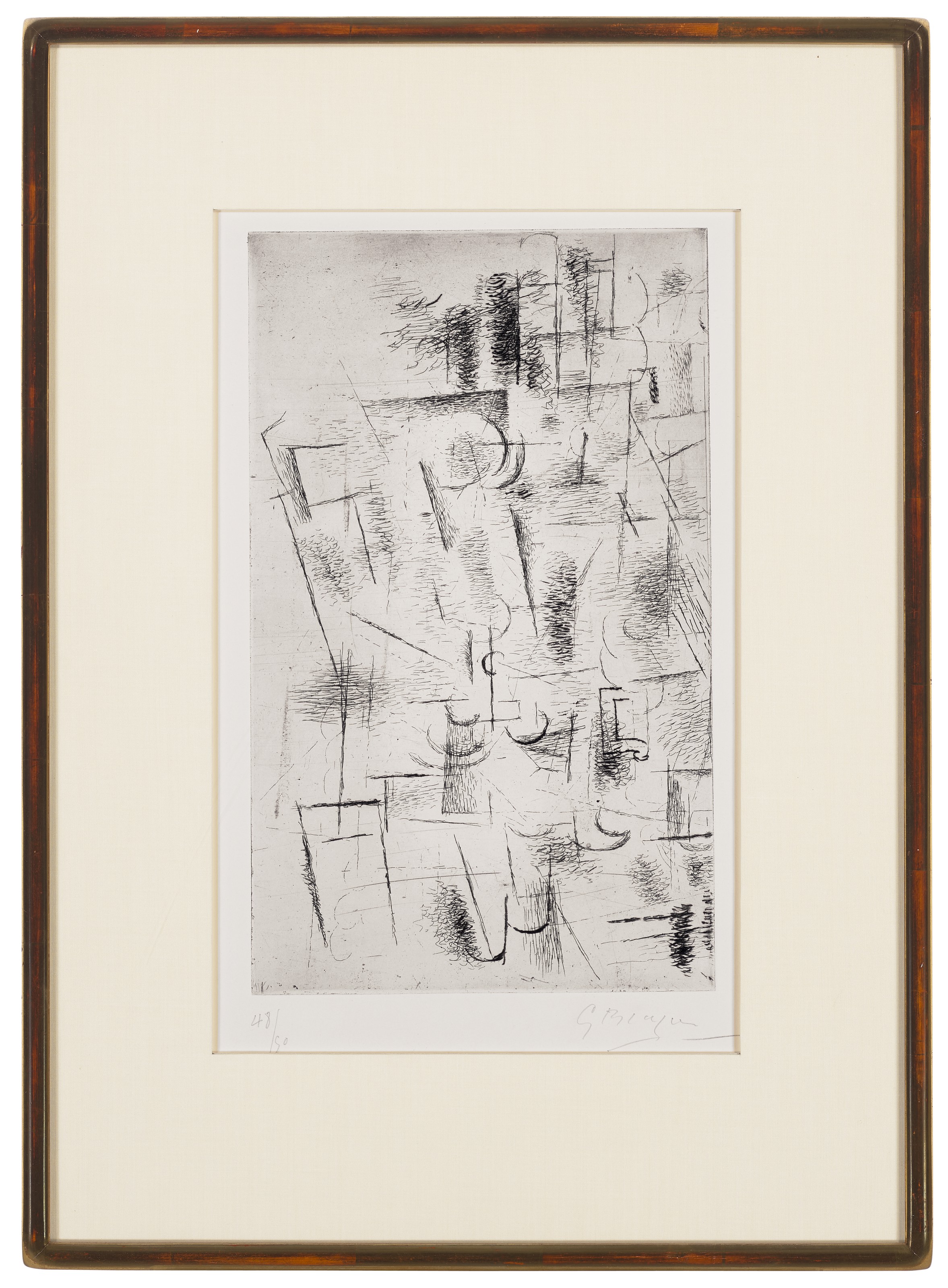Georges Braque — Композиция (Nature morte aux verres), изображение 2
