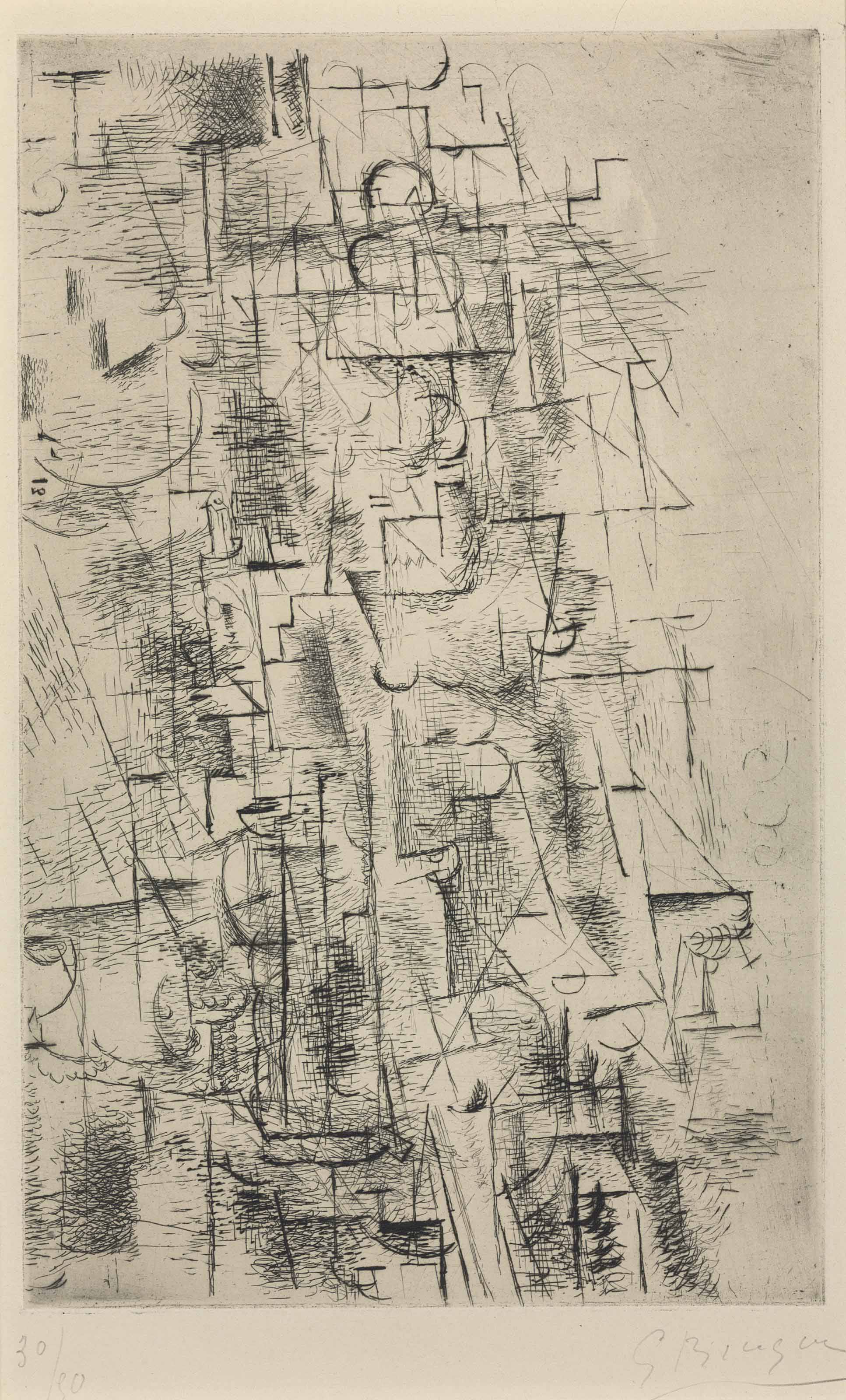 Georges Braque — Композиция (Nature morte I)