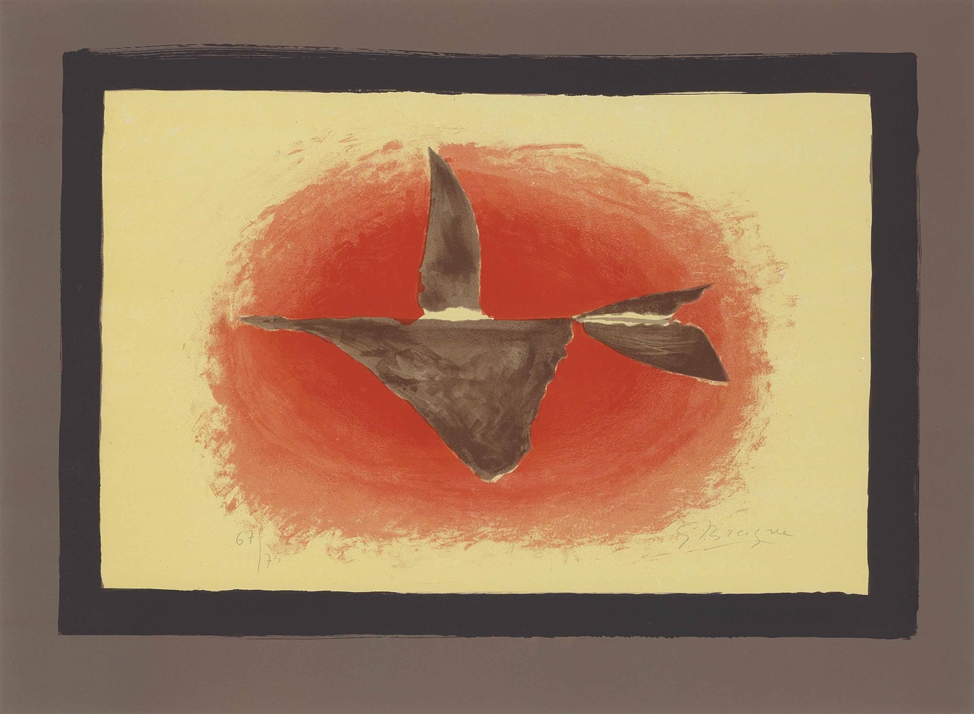 Georges Braque — В постели (Oiseau XVI)