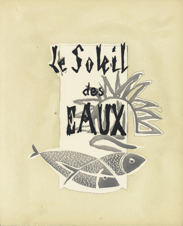 Georges Braque — Рене Шар, "Солей воды", Ж. Матарассо, Париж, 1949 (Валье, 47)