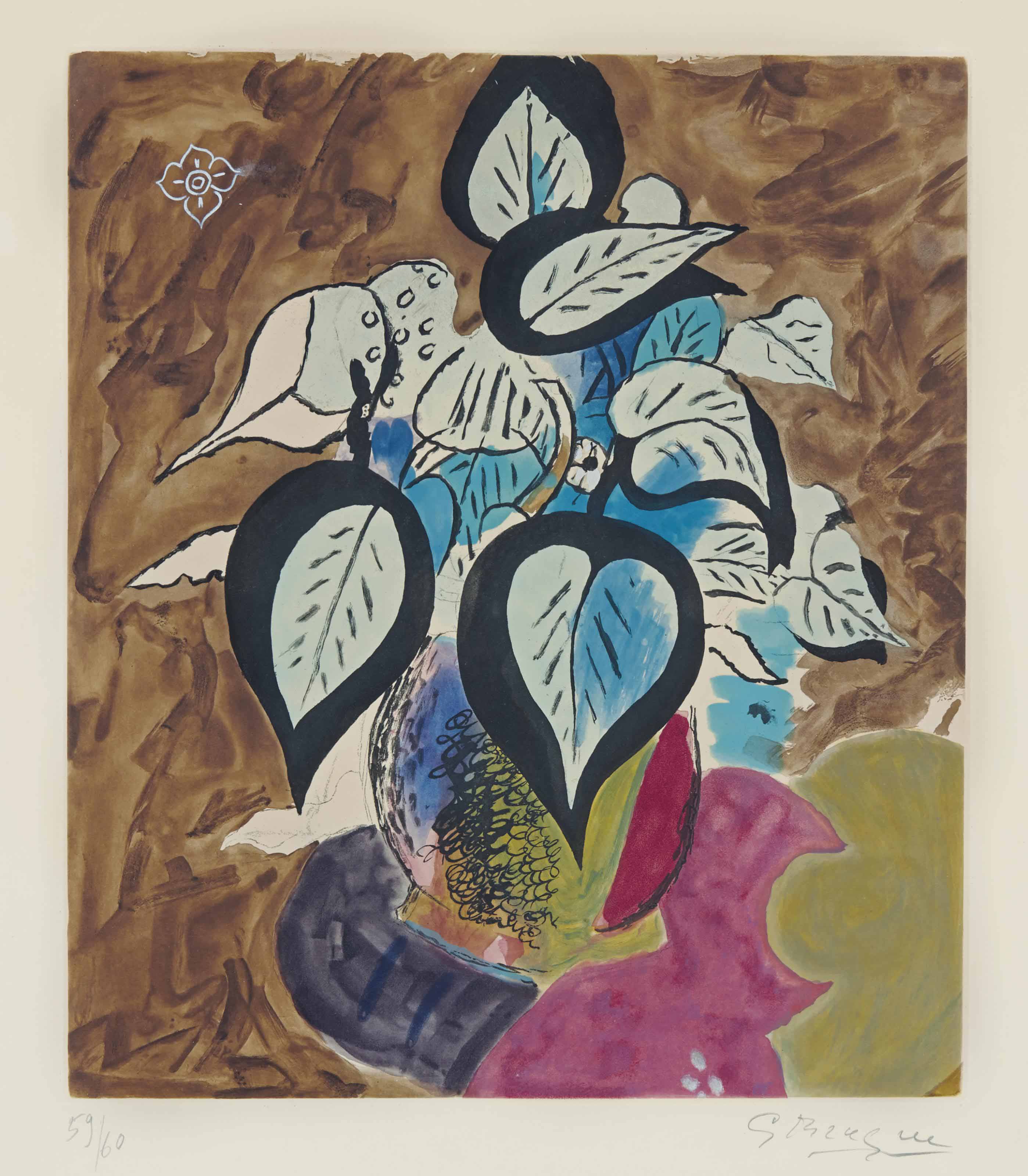 Georges Braque — Фельетон в кругу друзей (Валье 105)