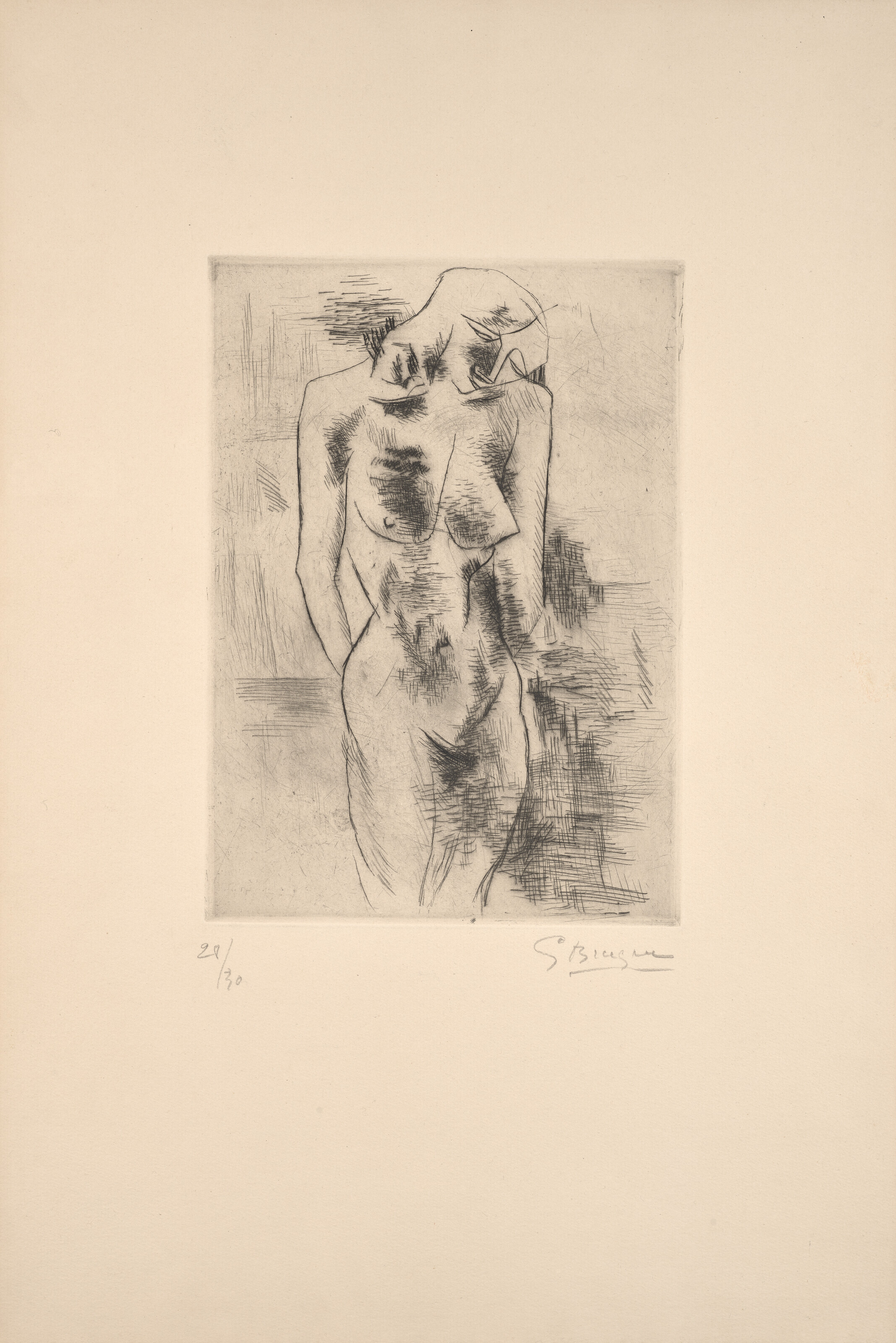 Georges Braque — Этюд о ну
