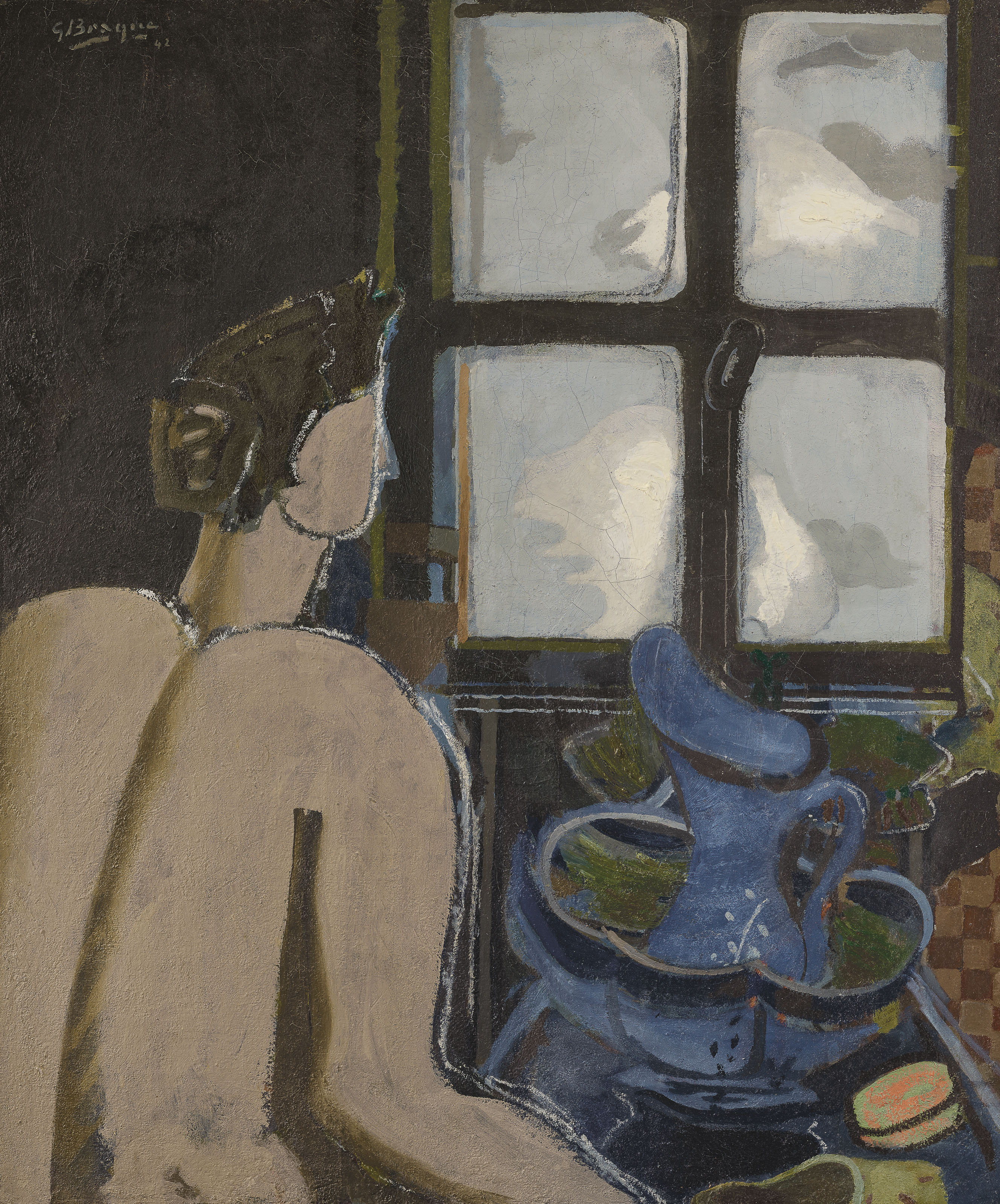 Georges Braque — Туалетная комната с видом на окно