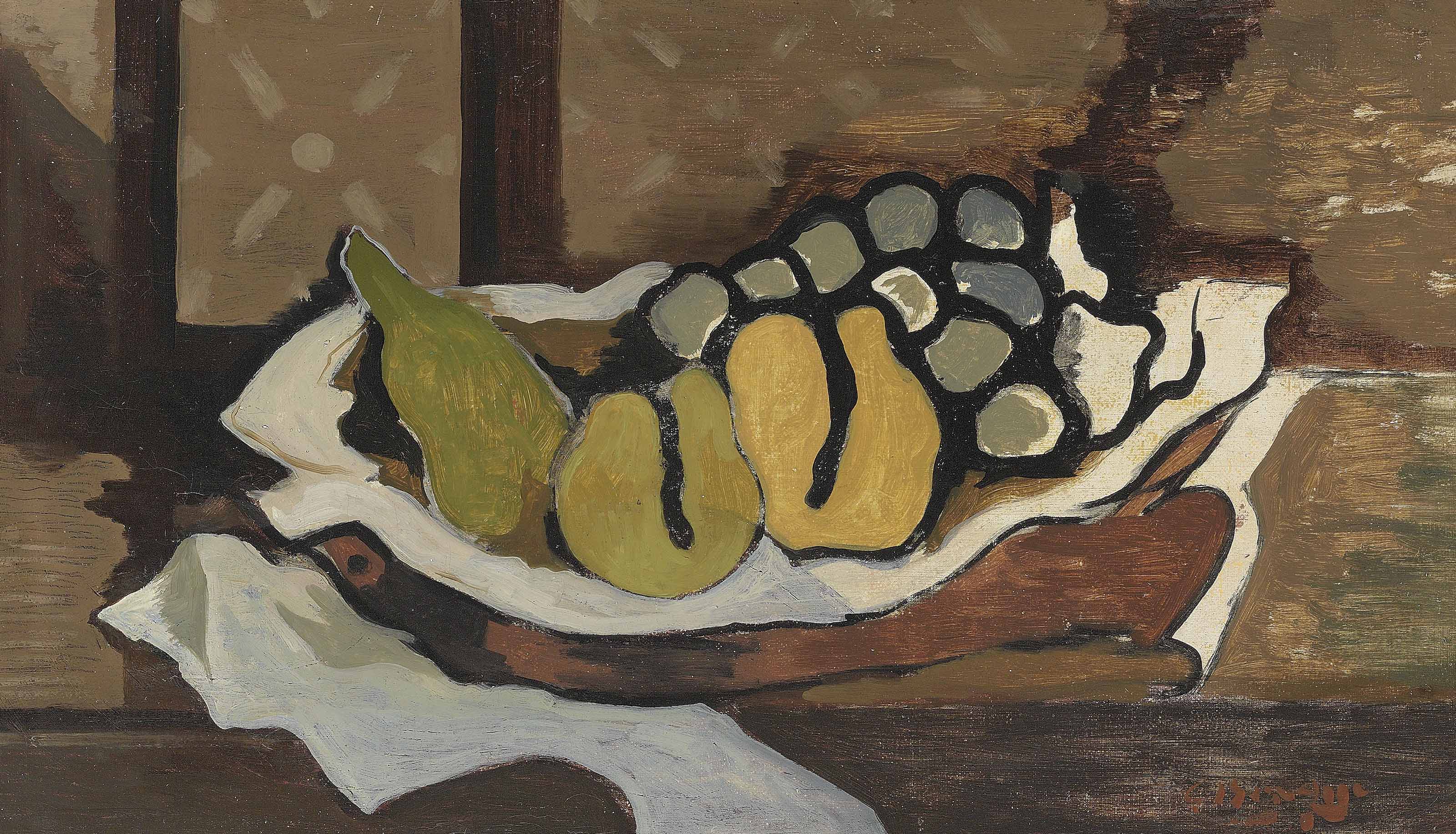 Georges Braque — Фрукты на тарелке