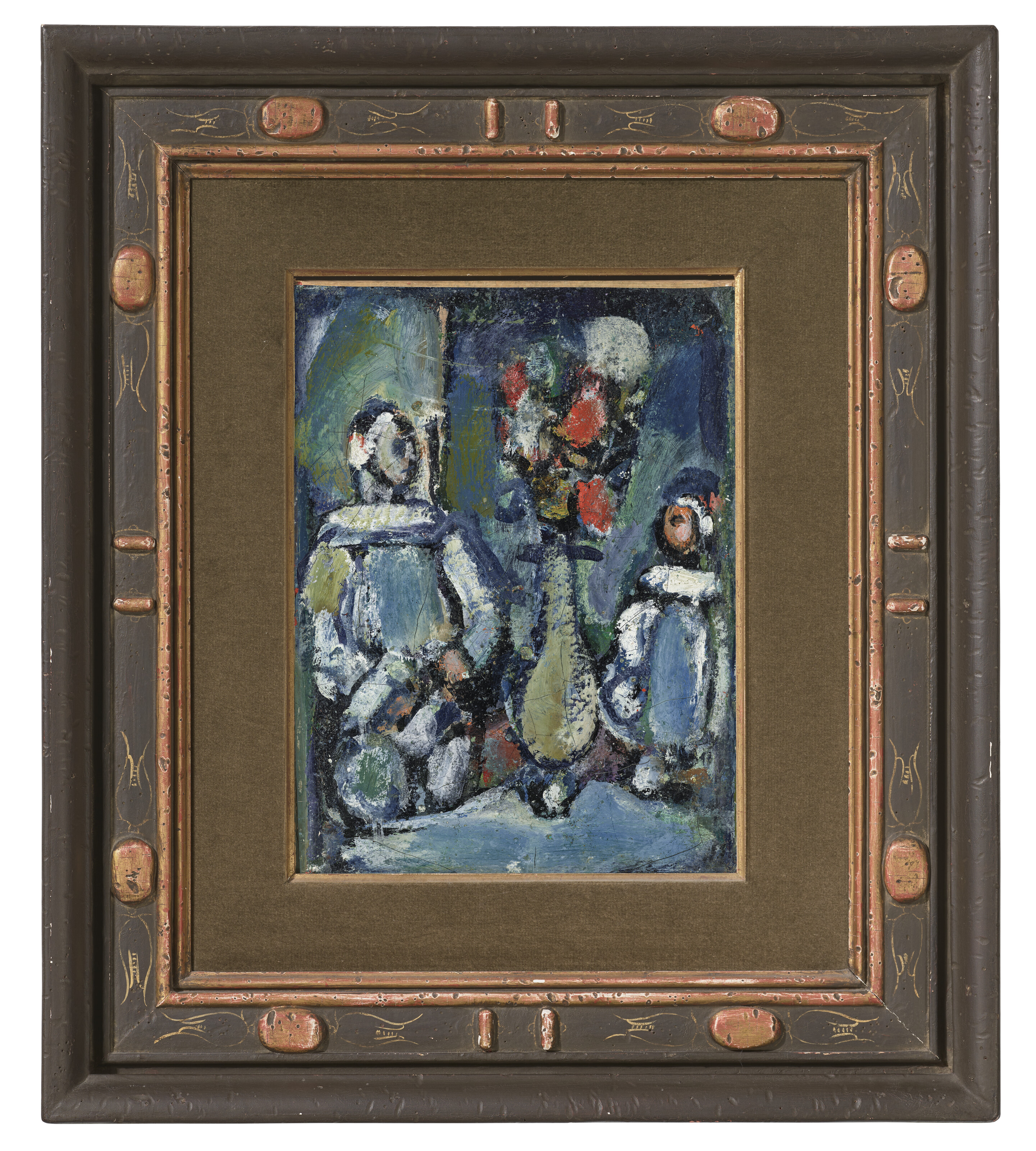 Georges Rouault — Голубое пирожное с розовыми флердоранж, изображение 3