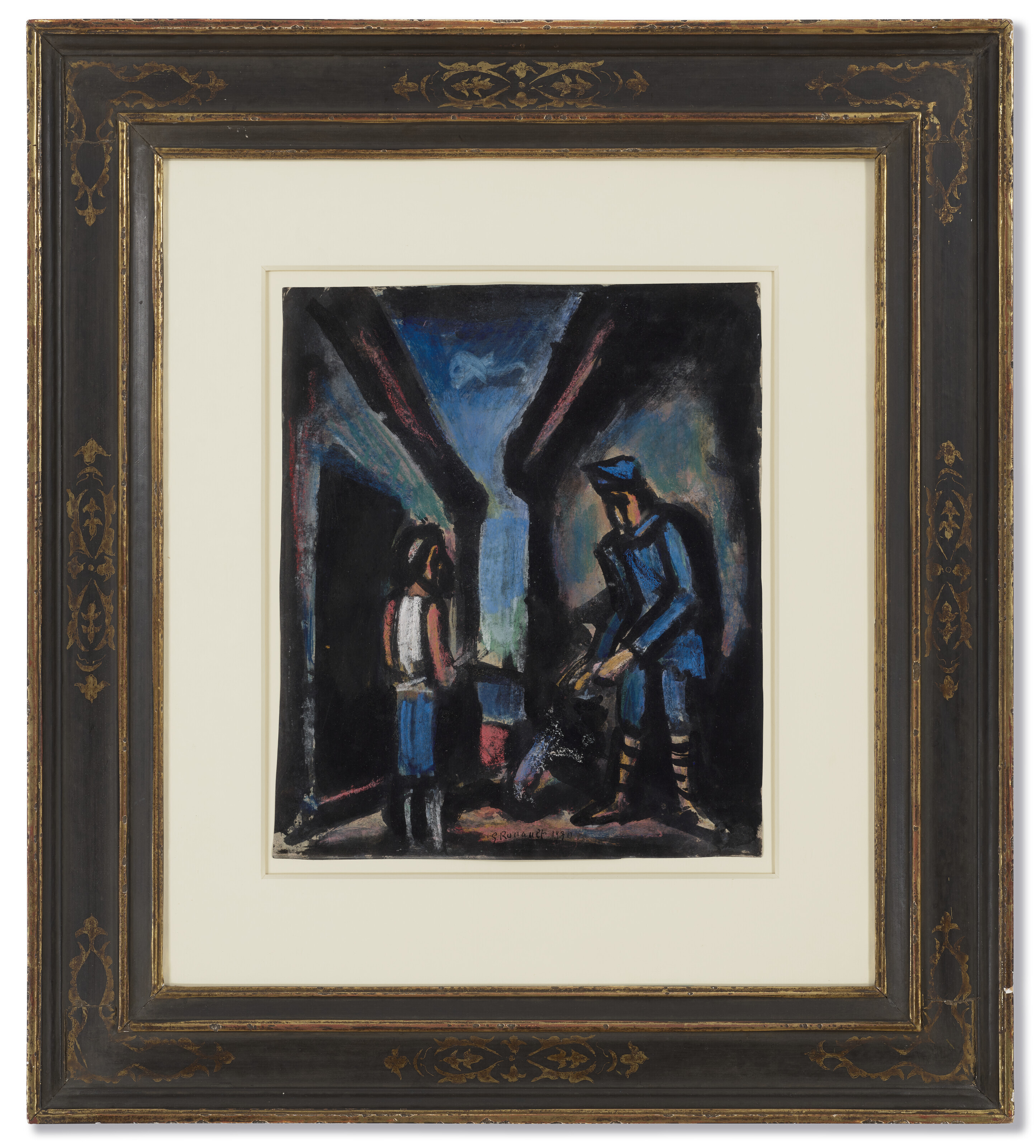 Georges Rouault — Множество запеканок, темниц с усами в большом городе, изображение 2